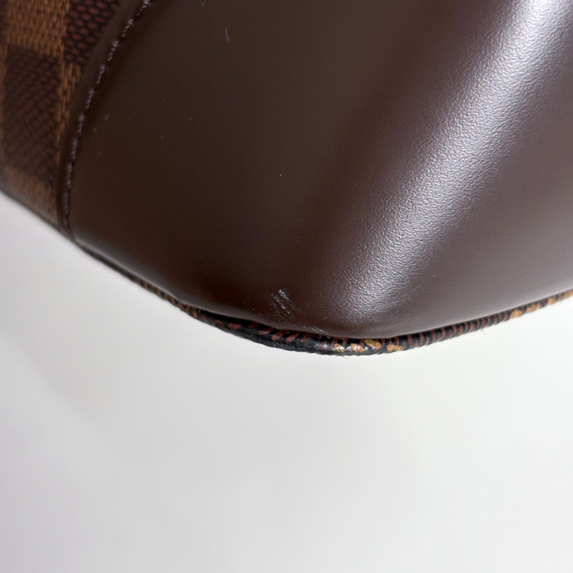 Louis Vuitton Brown Damier Canvas Shoulder Bag Tote Bag (Pre-Owned)