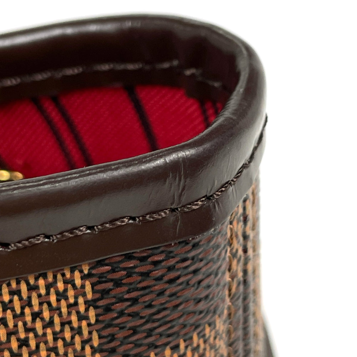Louis Vuitton Brown Damier Canvas Handbag Pouch Tote Bag (Pre-Owned)