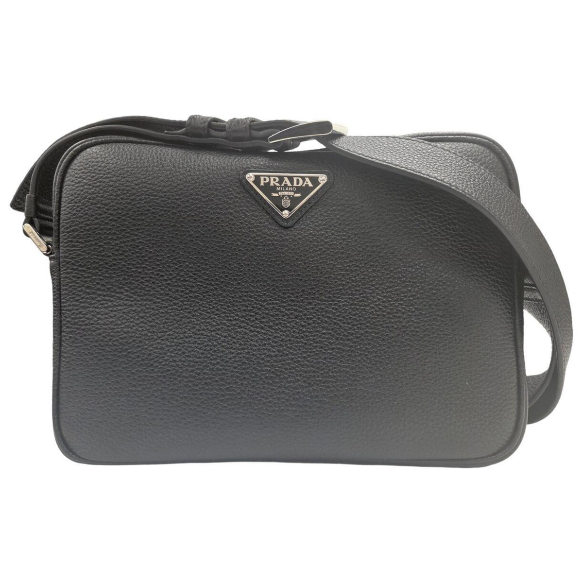 Prada Black Leather Shoulder Bag (Pre-Owned)