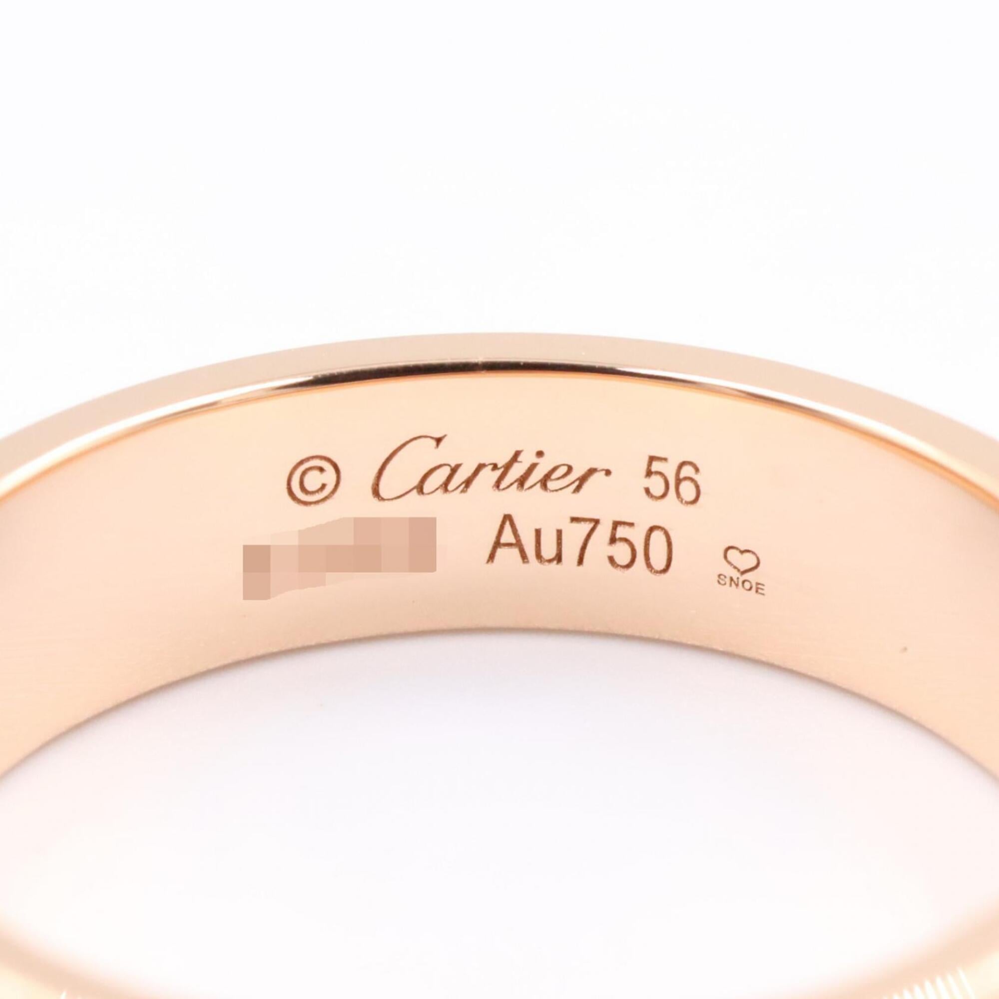 Cartier Gold Pink Gold (18K) Band Ring (Pre-Owned)
