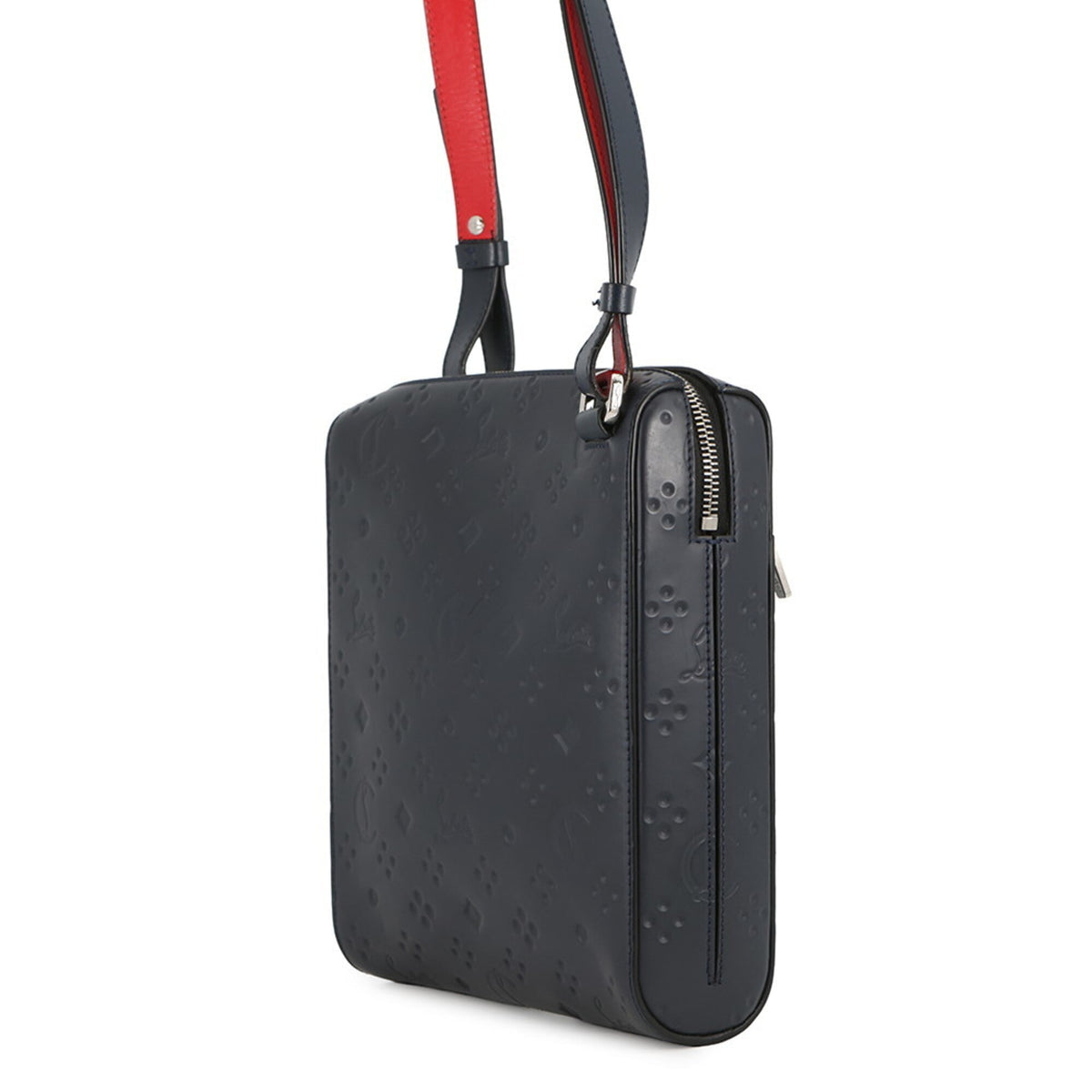 Christian Louboutin Navy Pvc Leather Shoulder Bag (Pre-Owned)