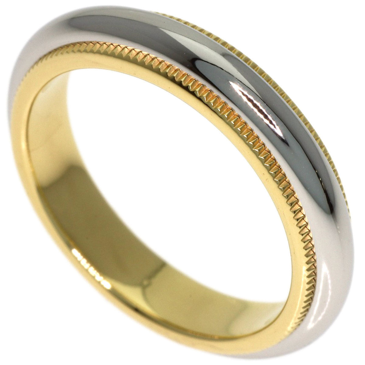 Tiffany Yellow Gold (18K) Platinum 950 Band Ring (Pre-Owned)