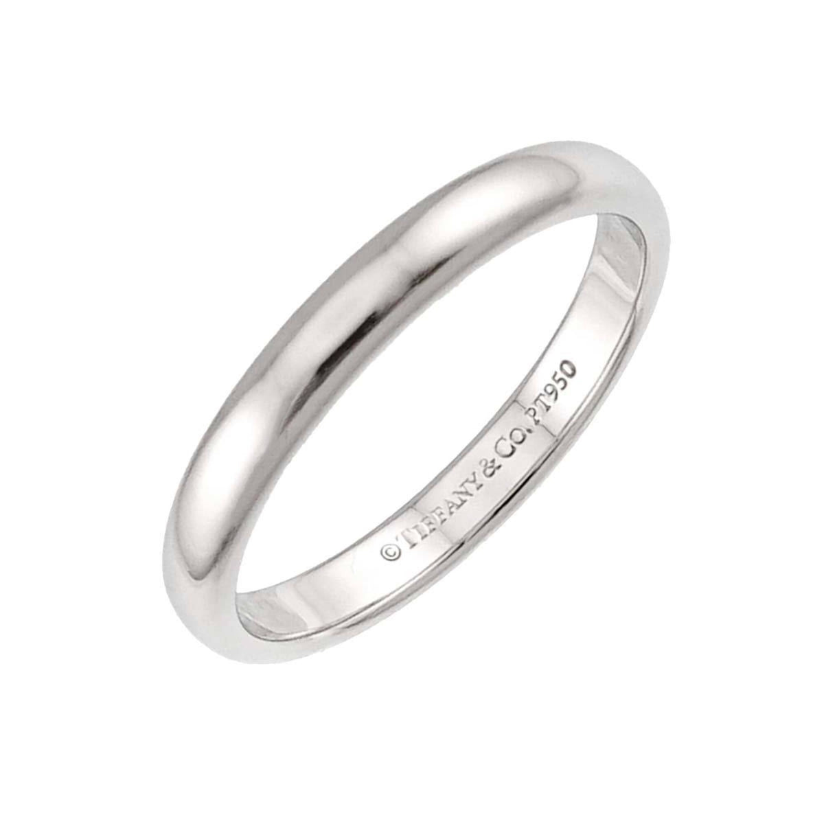Tiffany Platinum 950 Band Ring (Pre-Owned)