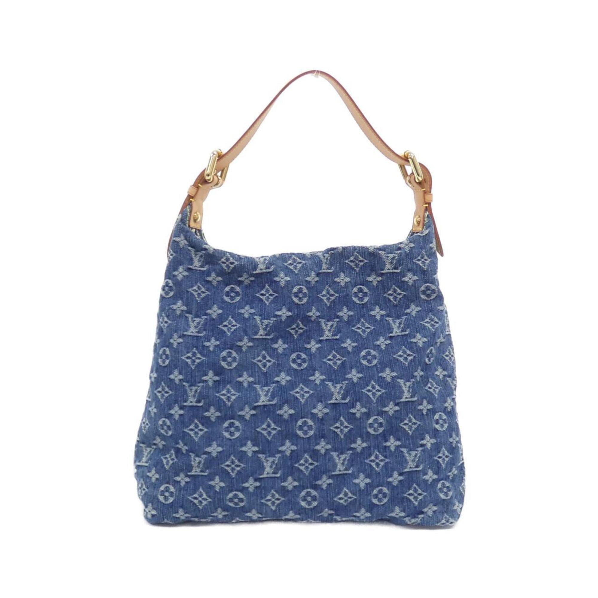 Louis Vuitton Blue Denim Canvas Shoulder Bag (Pre-Owned)