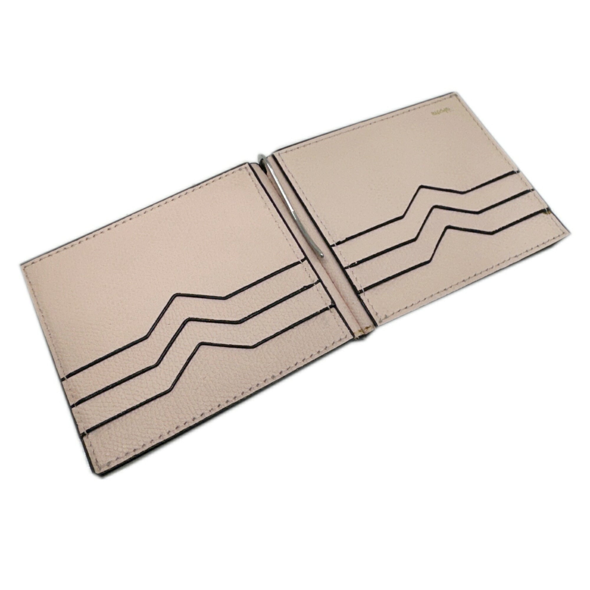 Valextra Pink Leather Money Clip (Pre-Owned)