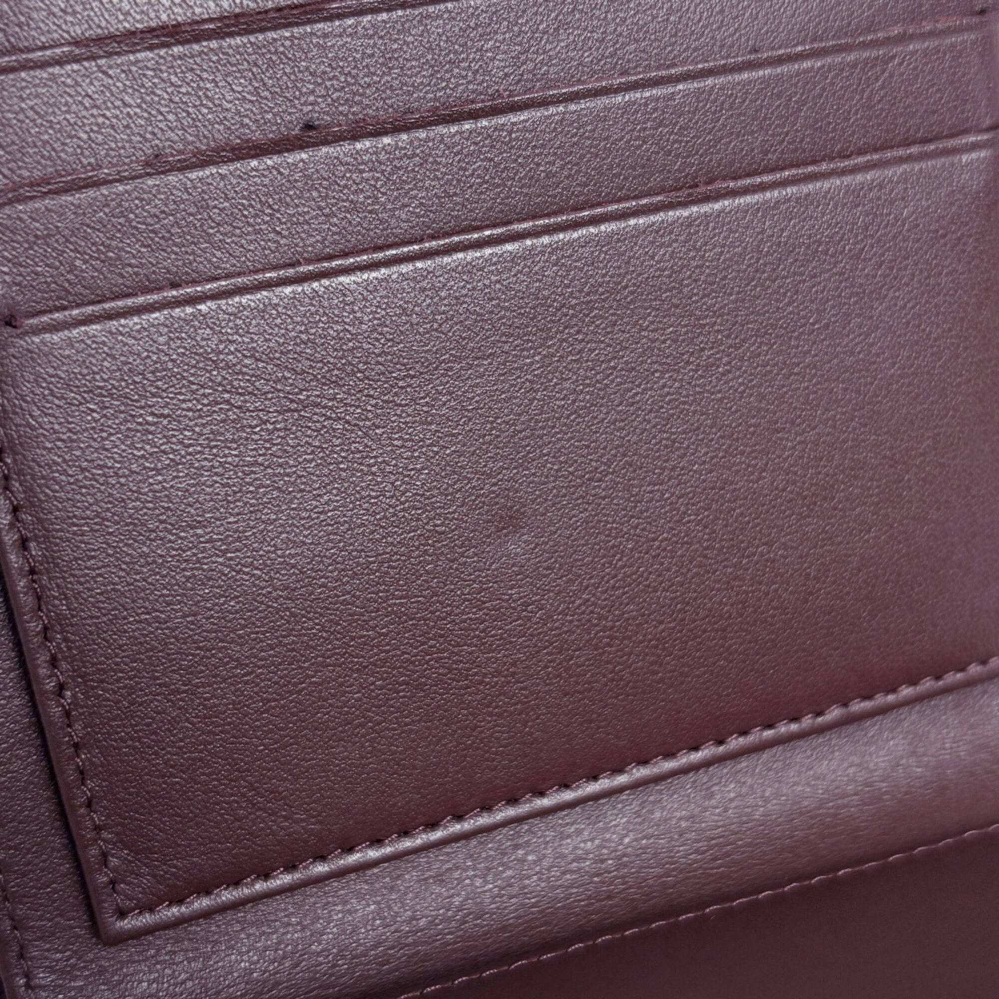 Chanel Matelasse Black Grained Calfskin Wallet (Tri-Fold) (Pre-Owned)