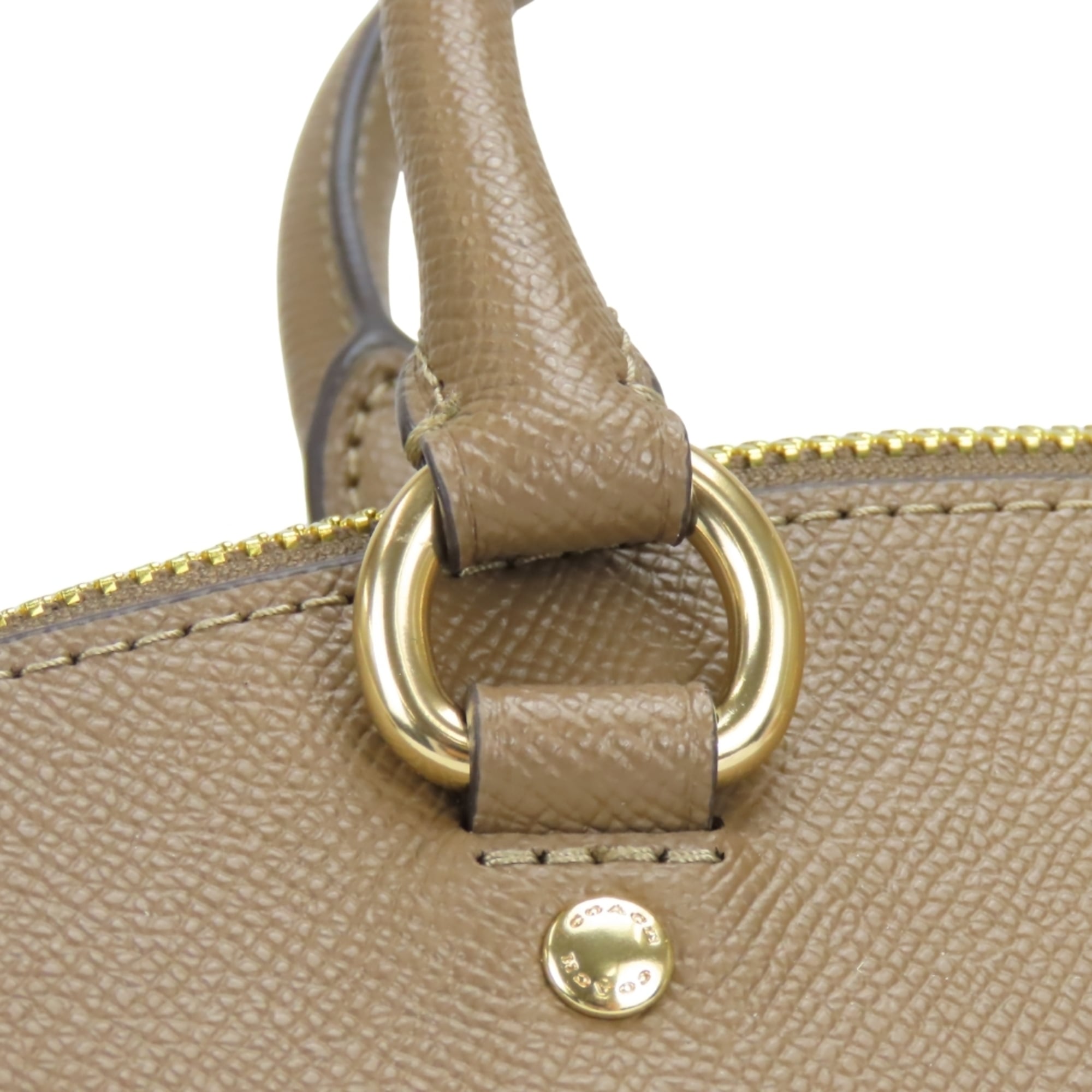 Coach Brown Leather Handbag (Pre-Owned)