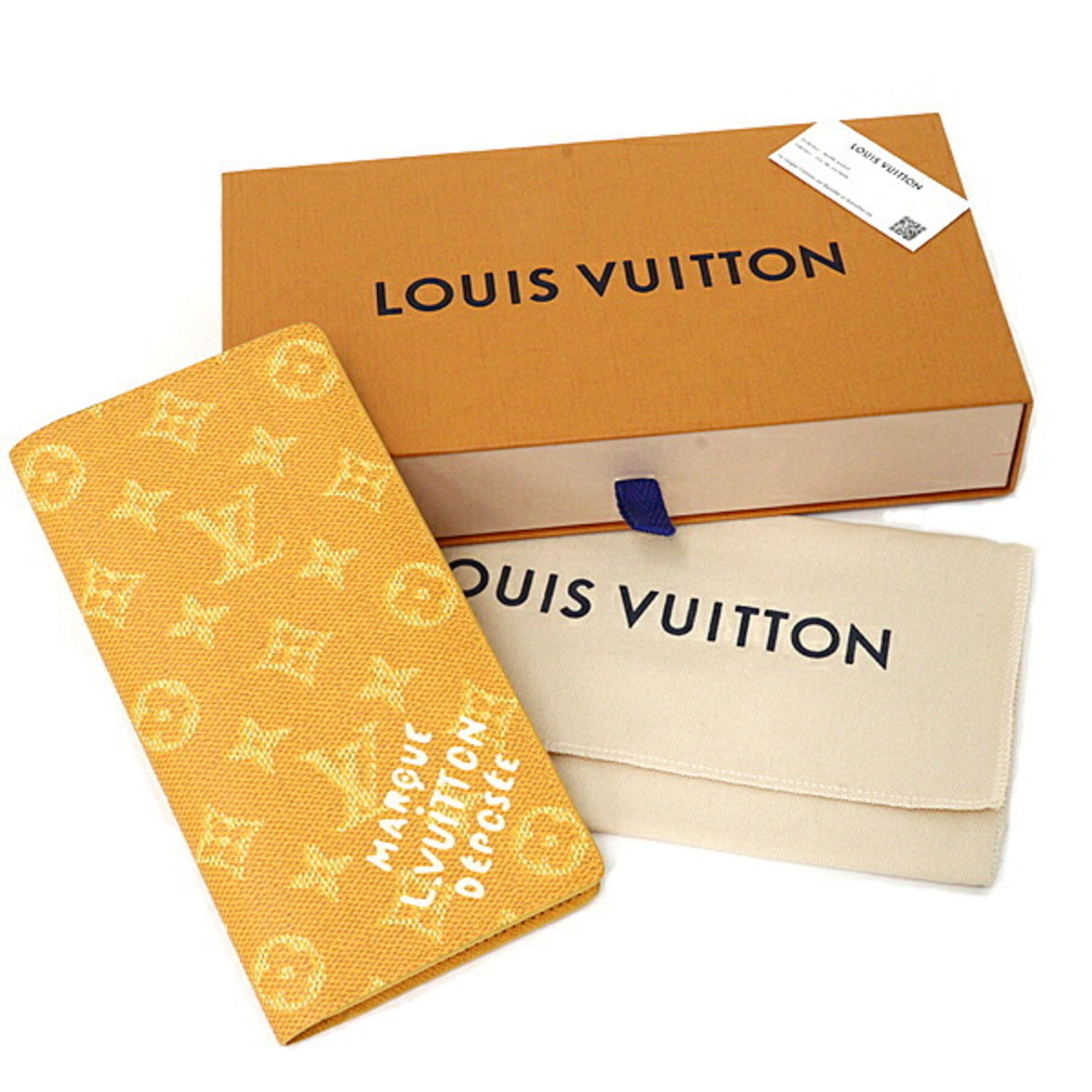 Louis Vuitton Monogram Yellow Monogram Long Wallet (Bi-Fold) (Pre-Owned)