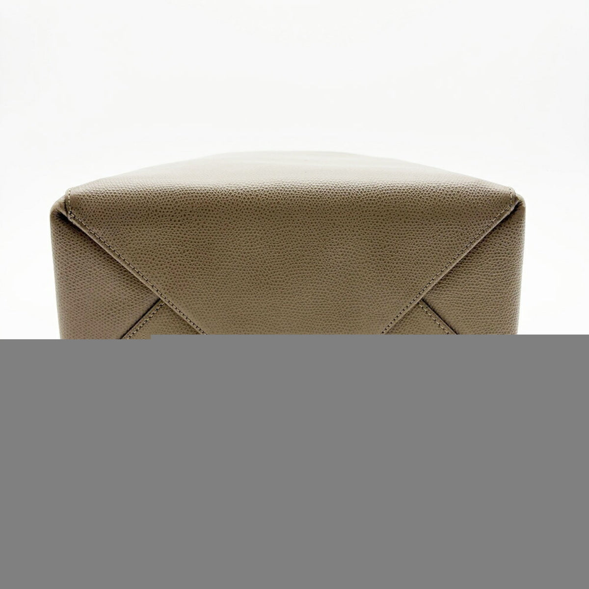 Celine Grayish Leather Shoulder Bag Tote Bag (Pre-Owned)