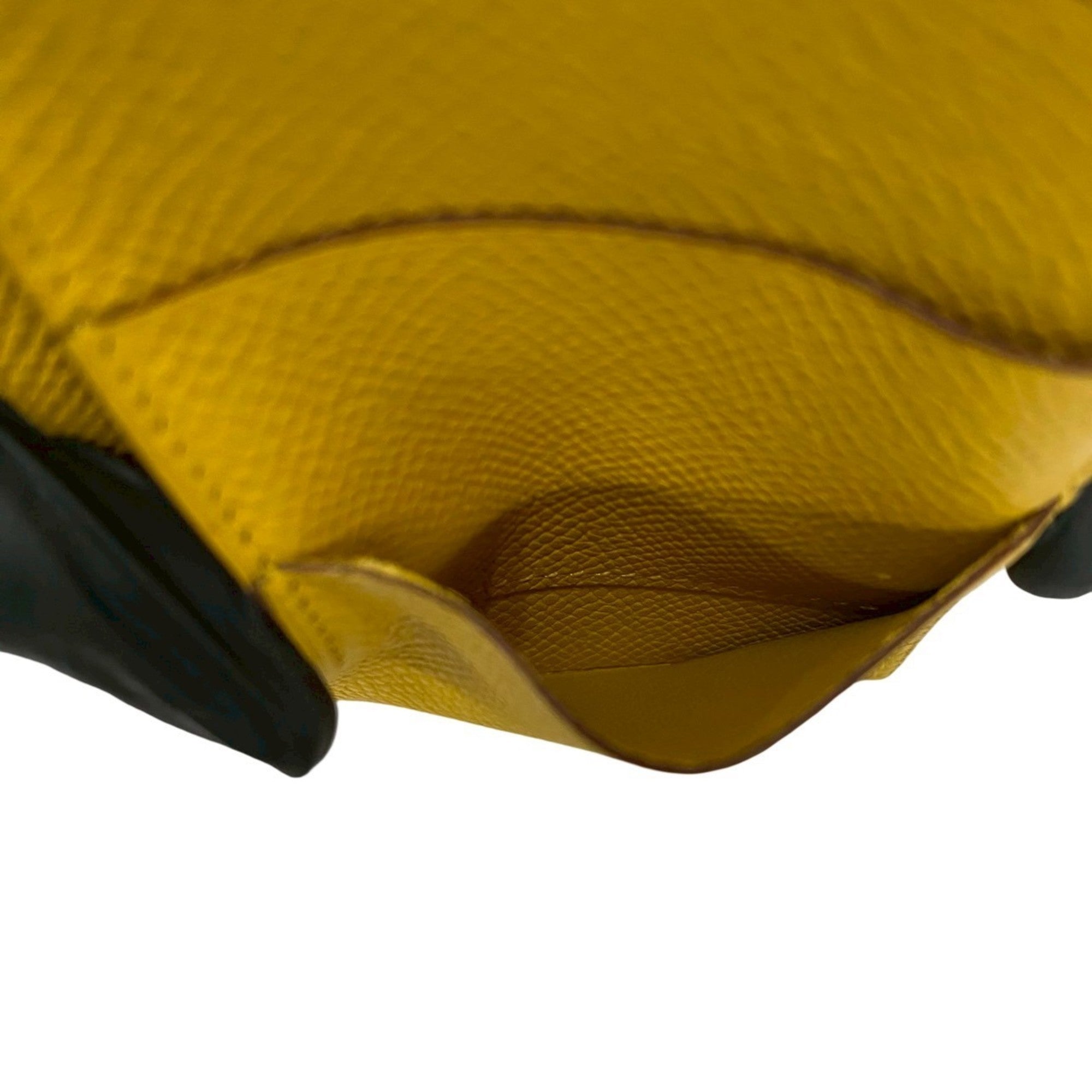 Hermes Yellow Epsom Leather Long Wallet (Bi-Fold) (Pre-Owned)