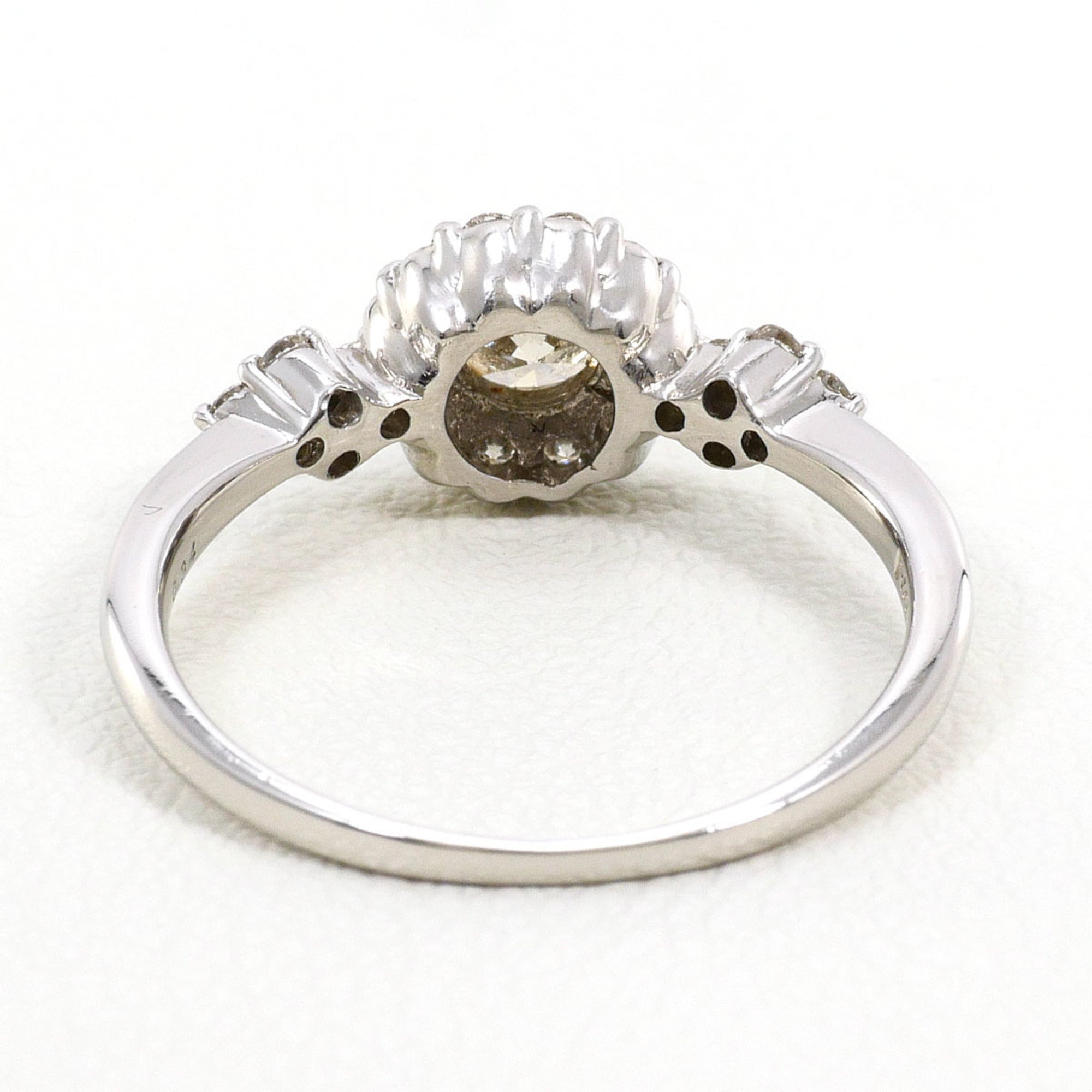 Unbranded Brown Platinum Platinum 900 Band Ring (Pre-Owned)