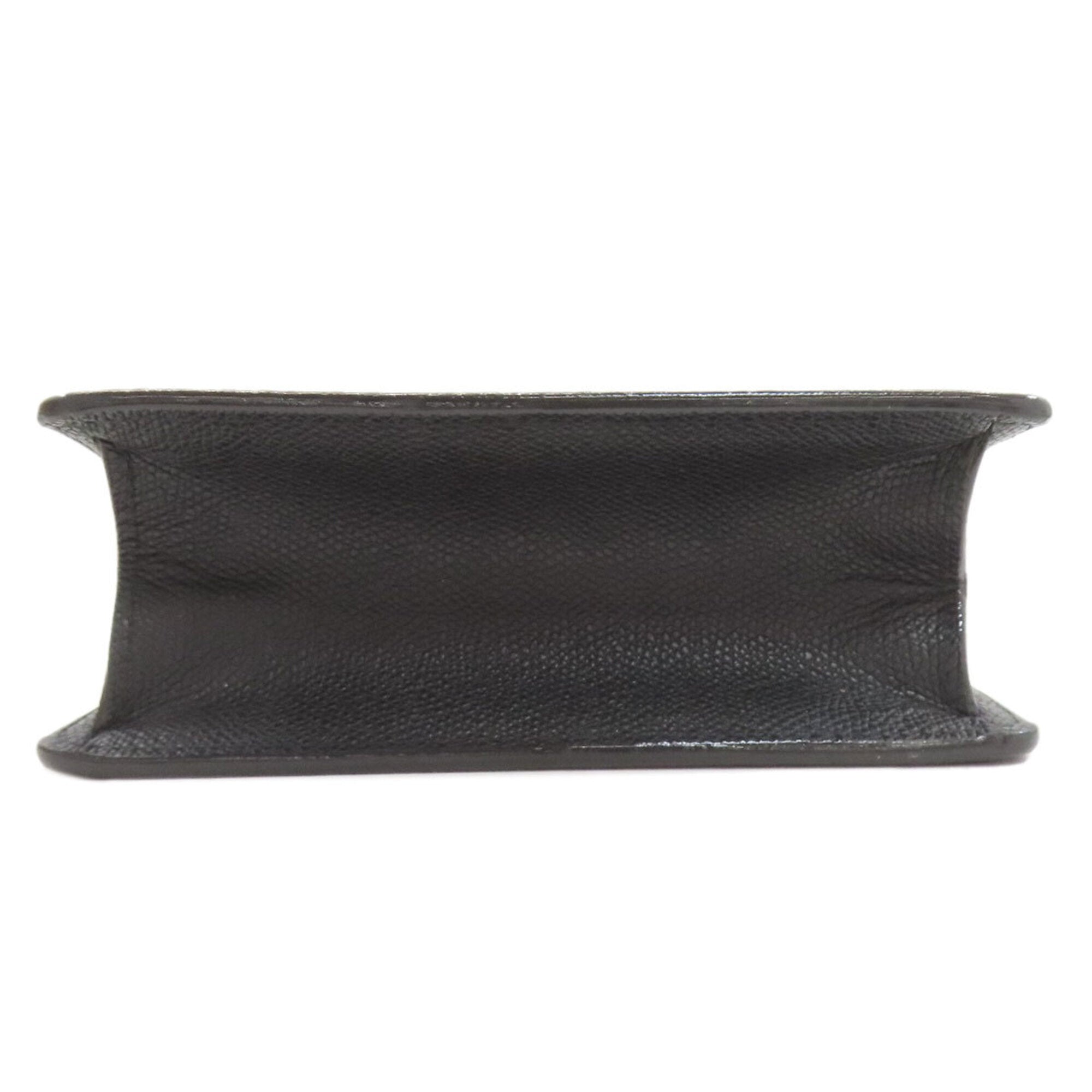 Valextra Black Leather Handbag (Pre-Owned)