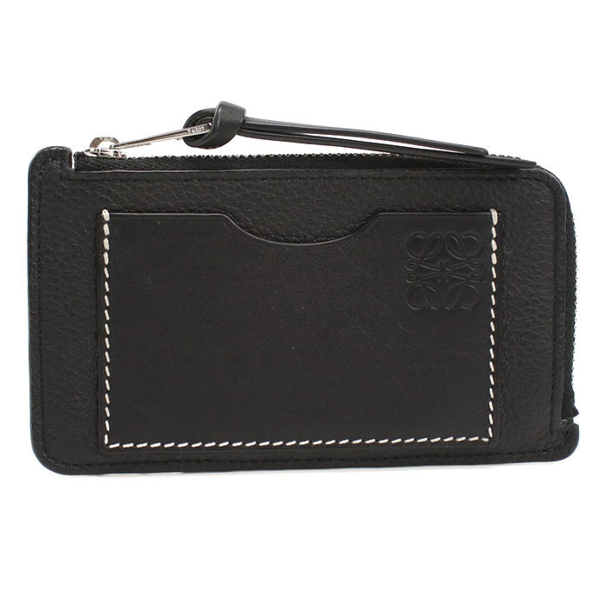 Loewe Black Leather Coin Purse/Coin Case (Pre-Owned)