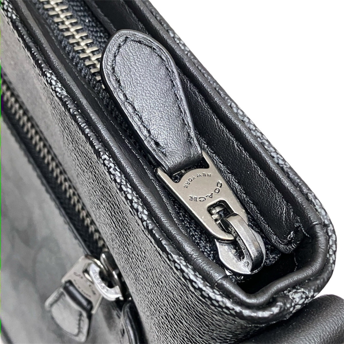 Coach Black Pvc Leather Shoulder Bag (Pre-Owned)