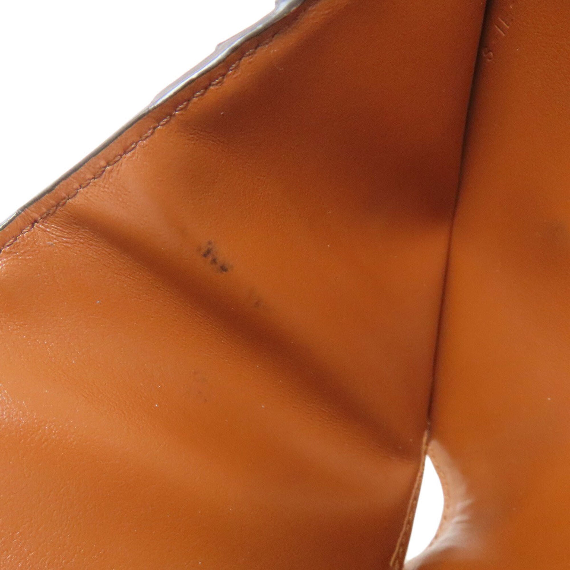 Celine Brown Canvas Leather Wallet (Tri-Fold) (Pre-Owned)