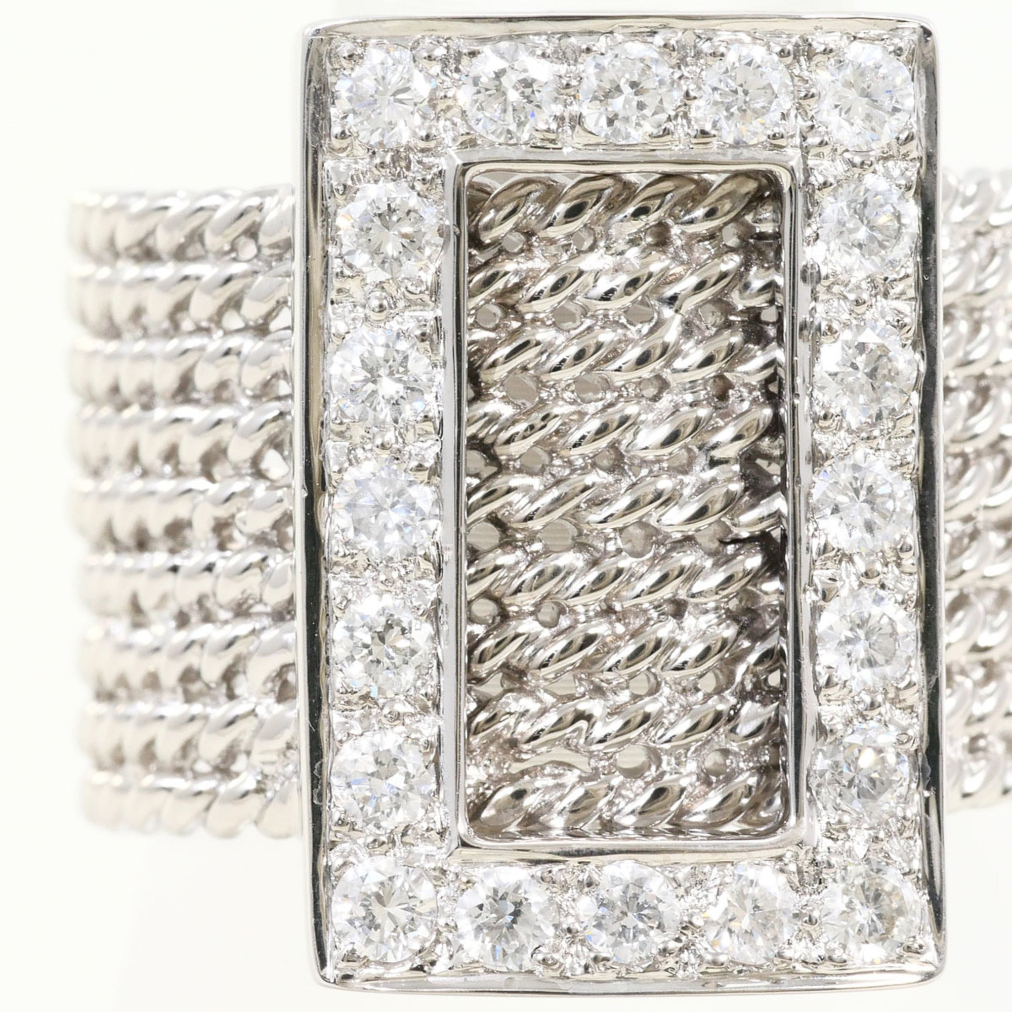 Unbranded White Gold White Gold (18K) Band Ring (Pre-Owned)