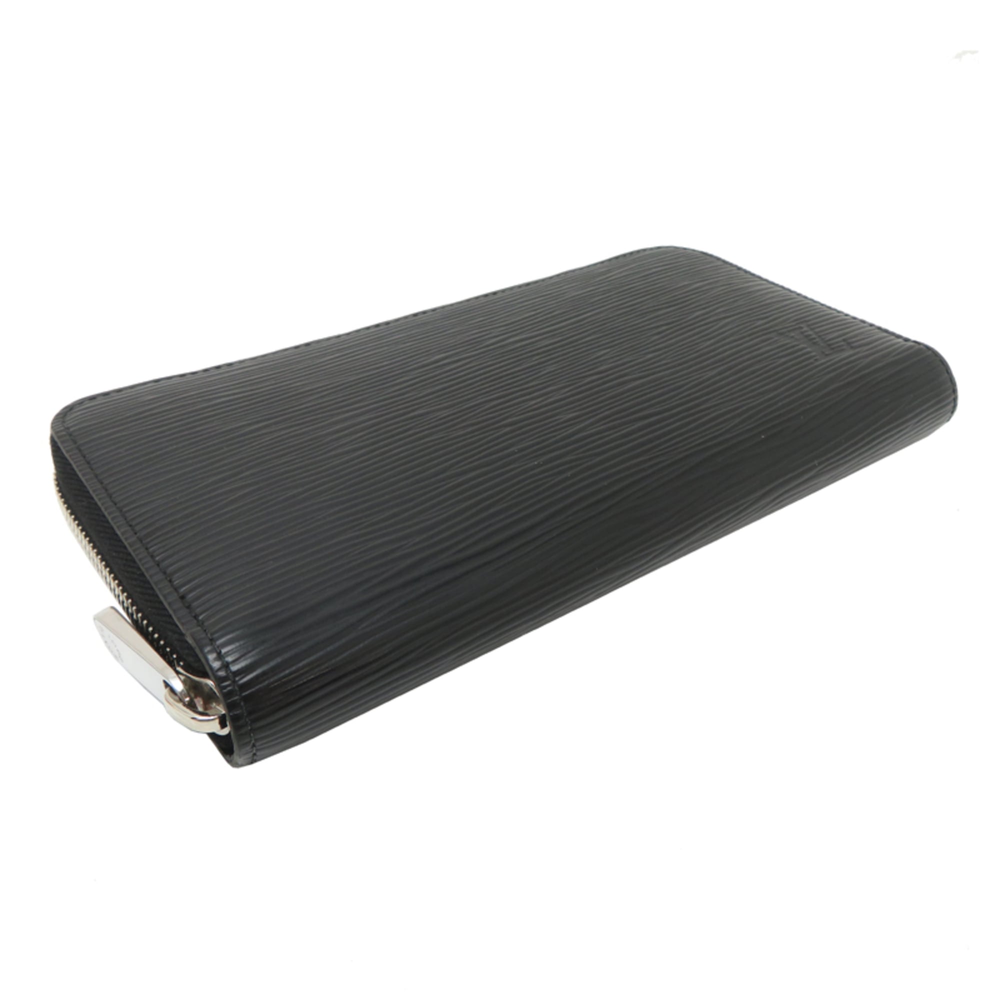 Louis Vuitton Black Noir Epi Leather Long Wallet (Bi-Fold) (Pre-Owned)