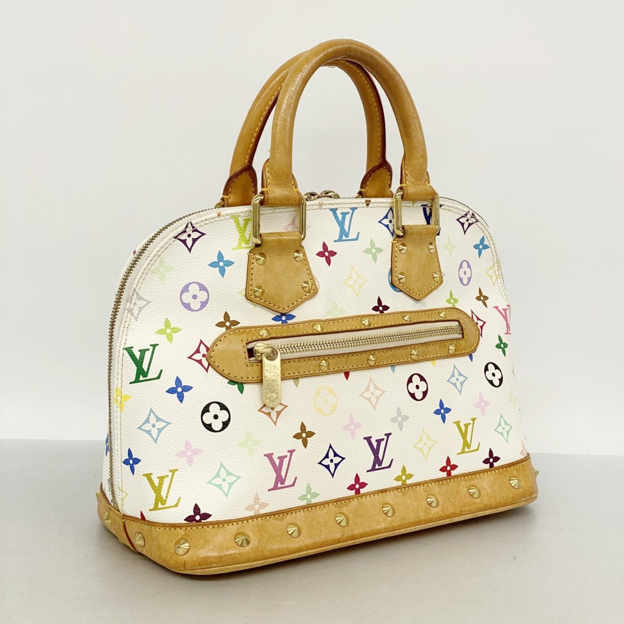 Louis Vuitton Blanc Handbag (Pre-Owned)