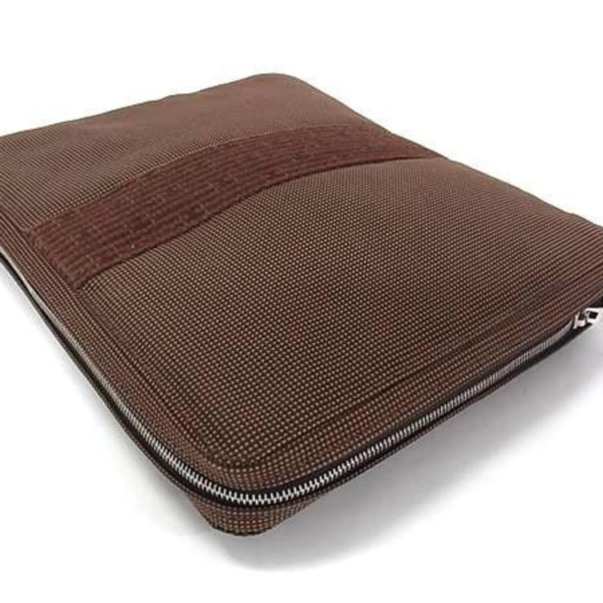 Hermes Brown Canvas Clutch Bag Pouch (Pre-Owned)