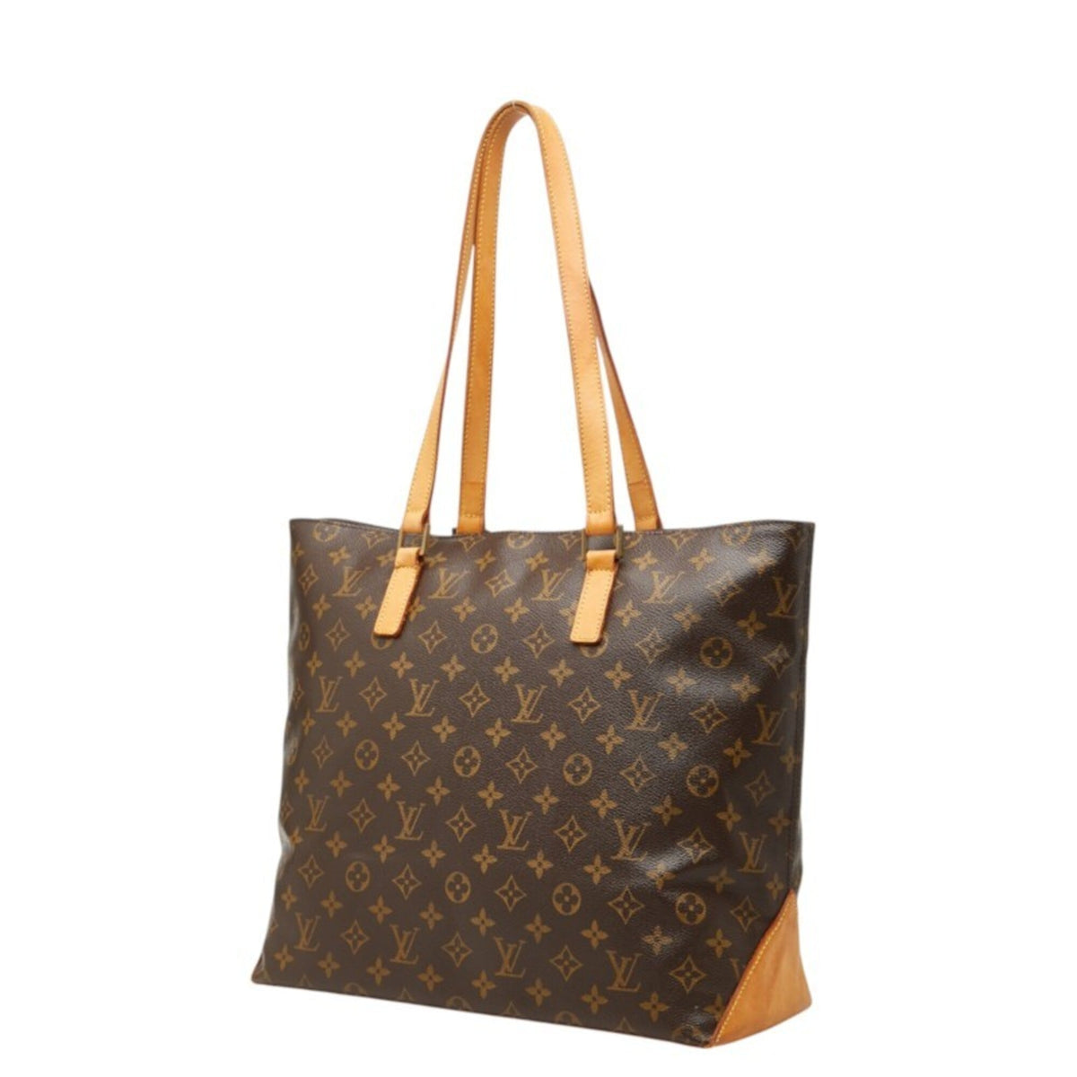 Louis Vuitton Monogram Brown Pvc Leather Shoulder Bag Tote Bag (Pre-Owned)