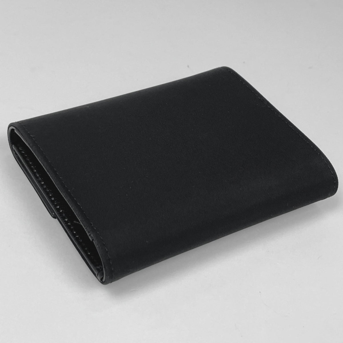 Prada Black Nero Nylon Wallet (Tri-Fold) (Pre-Owned)