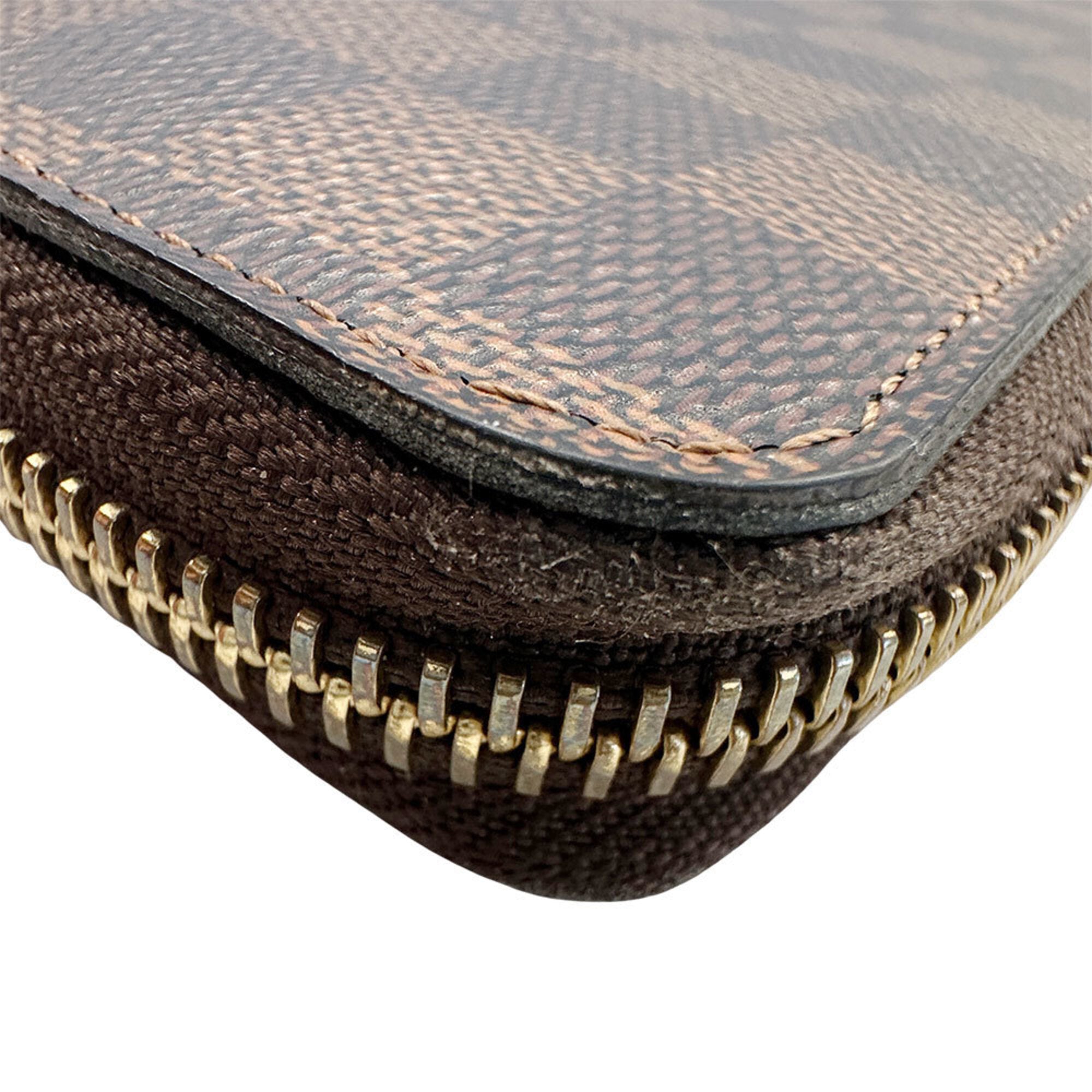 Louis Vuitton Brown Rose Ballerine Damier Canvas Coin Purse/Coin Case (Pre-Owned)