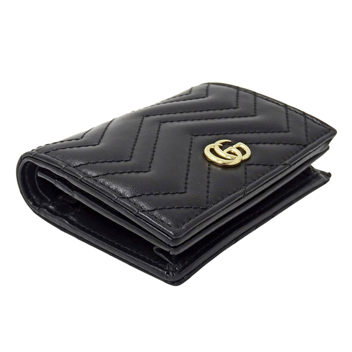 Gucci Black Leather Wallet (Bi-Fold) (Pre-Owned)