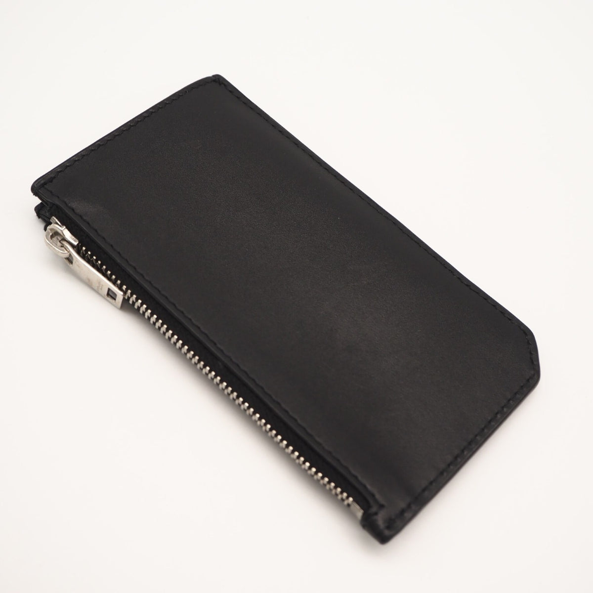 Yves Saint Laurent Black Leather Coin Purse/Coin Case (Pre-Owned)