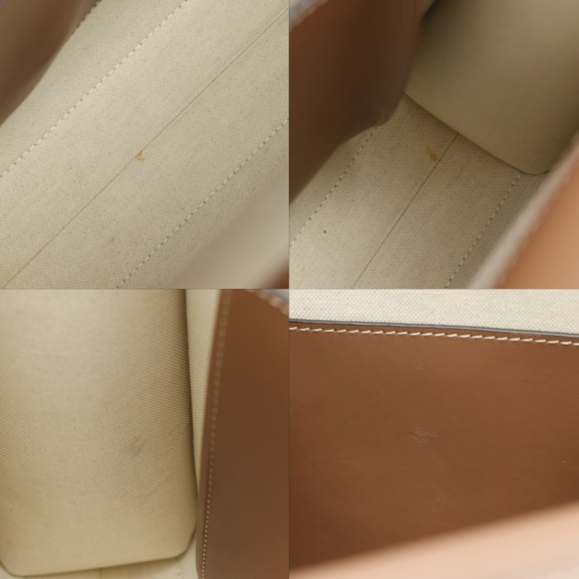 Burberry Brown Canvas Leather Handbag (Pre-Owned)