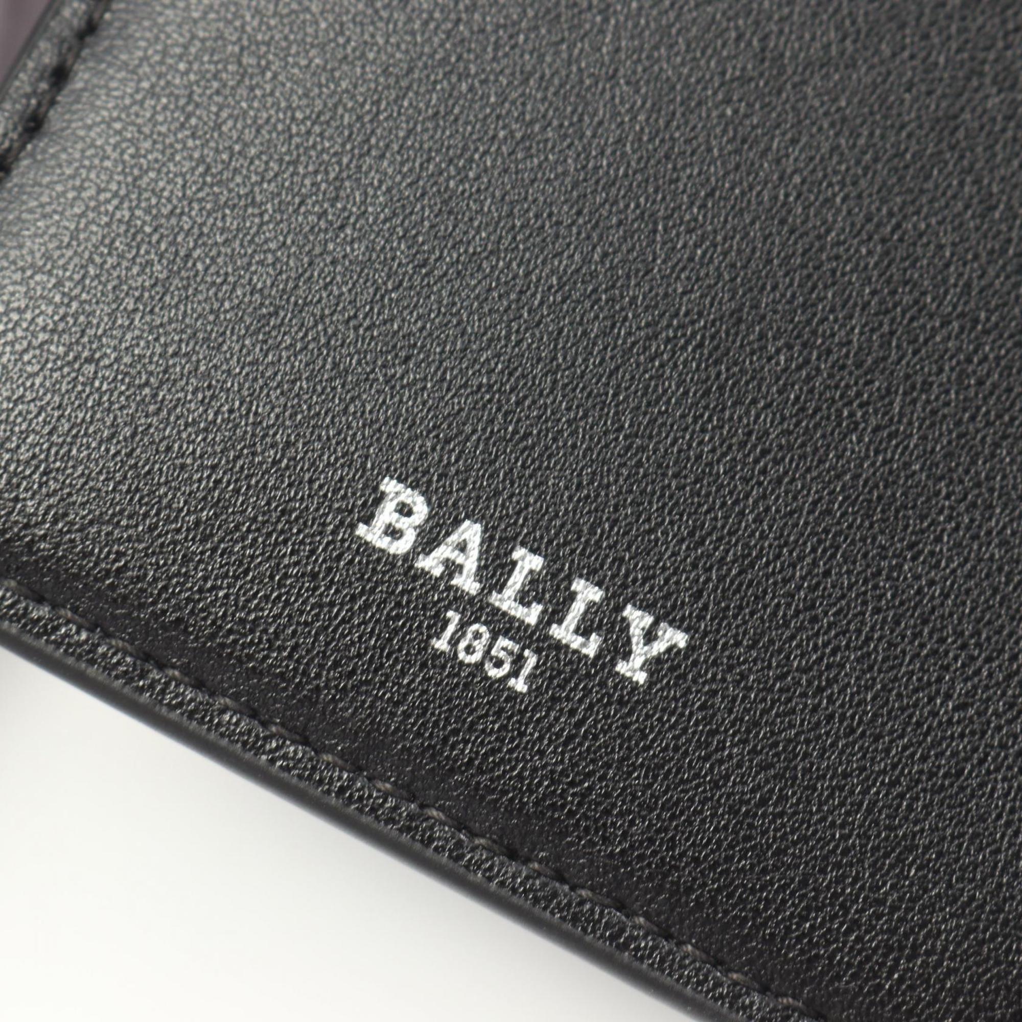 Bally Black Leather Long Wallet (Bi-Fold) (Pre-Owned)