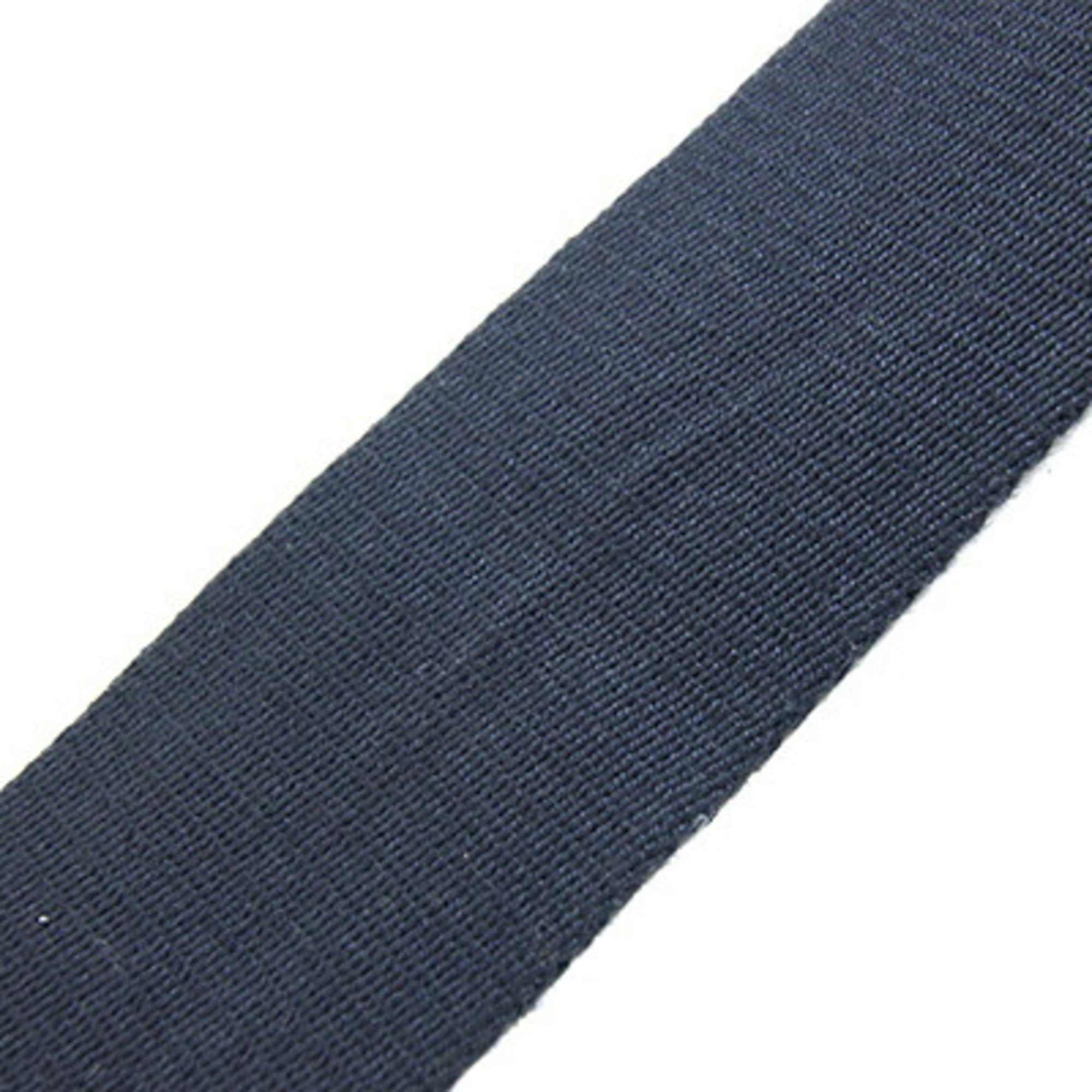 Dunhill Navy Leather Canvas Pochette Shoulder Bag (Pre-Owned)