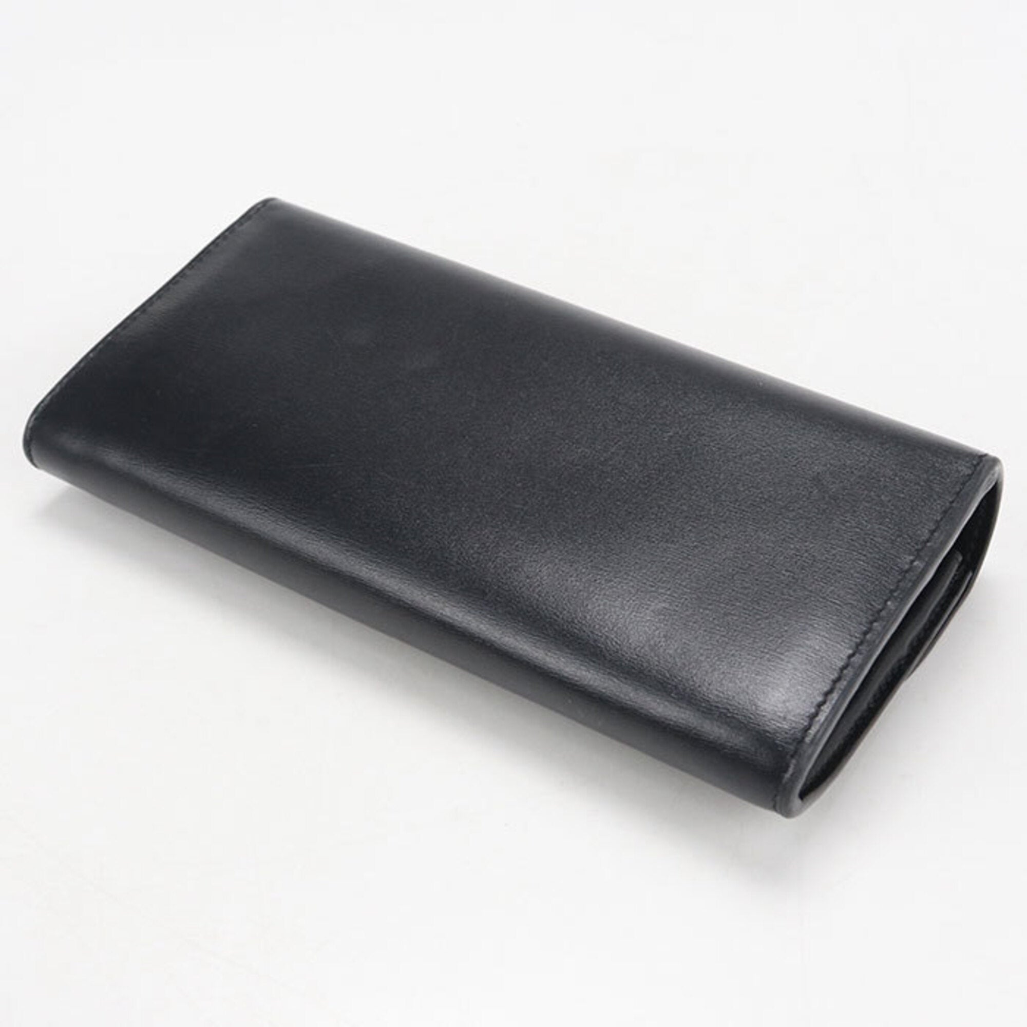 Celine Black Leather Long Wallet (Bi-Fold) (Pre-Owned)