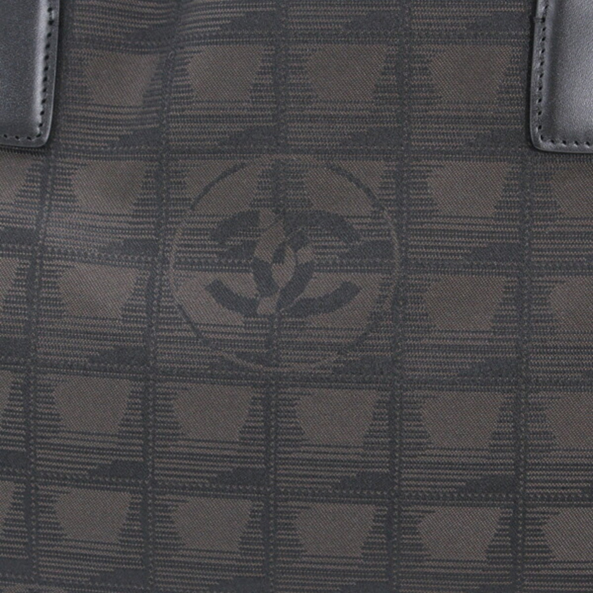 Chanel Brown Dark Brown New Travel Line Handbag Tote Bag (Pre-Owned)