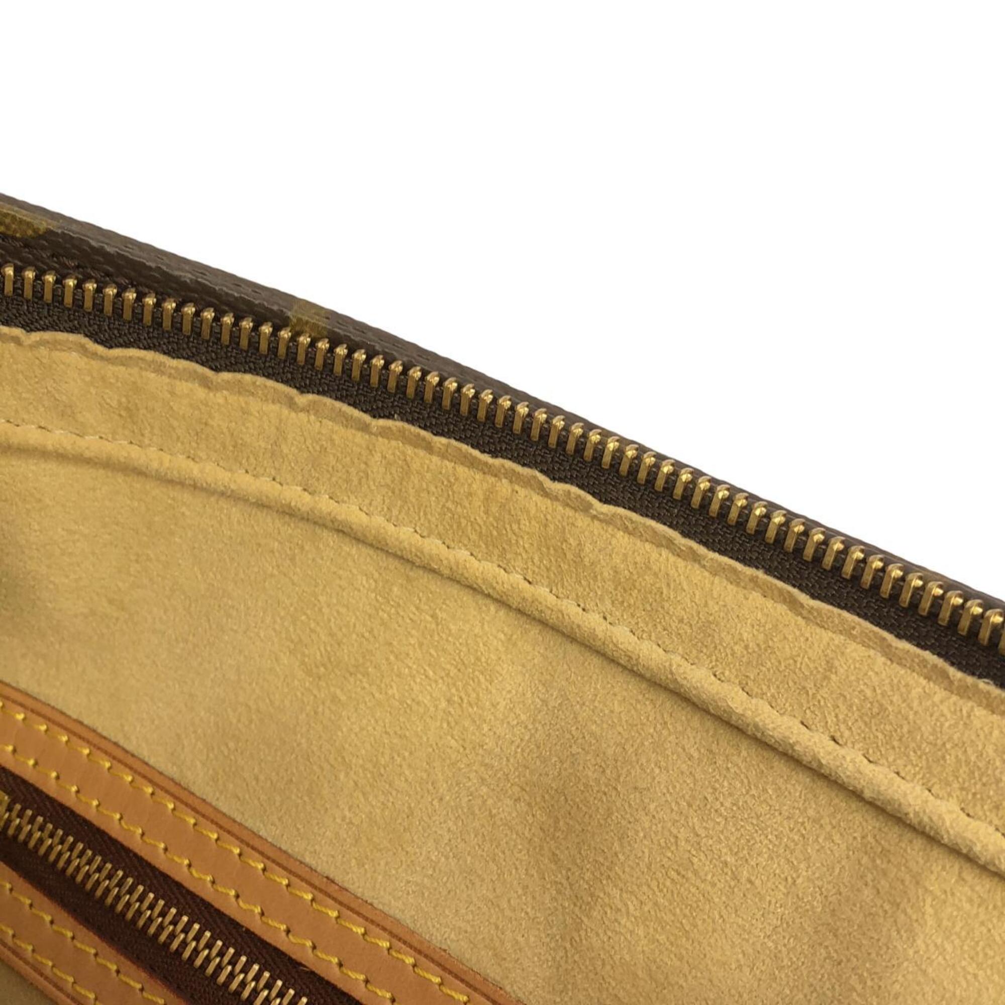 Louis Vuitton Brown Coated Canvas Shoulder Bag (Pre-Owned)