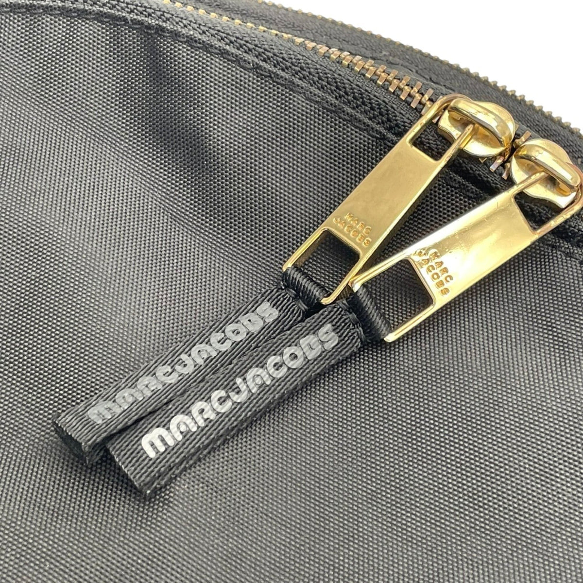 Marc Jacobs Black Polyester Leather Backpack (Pre-Owned)