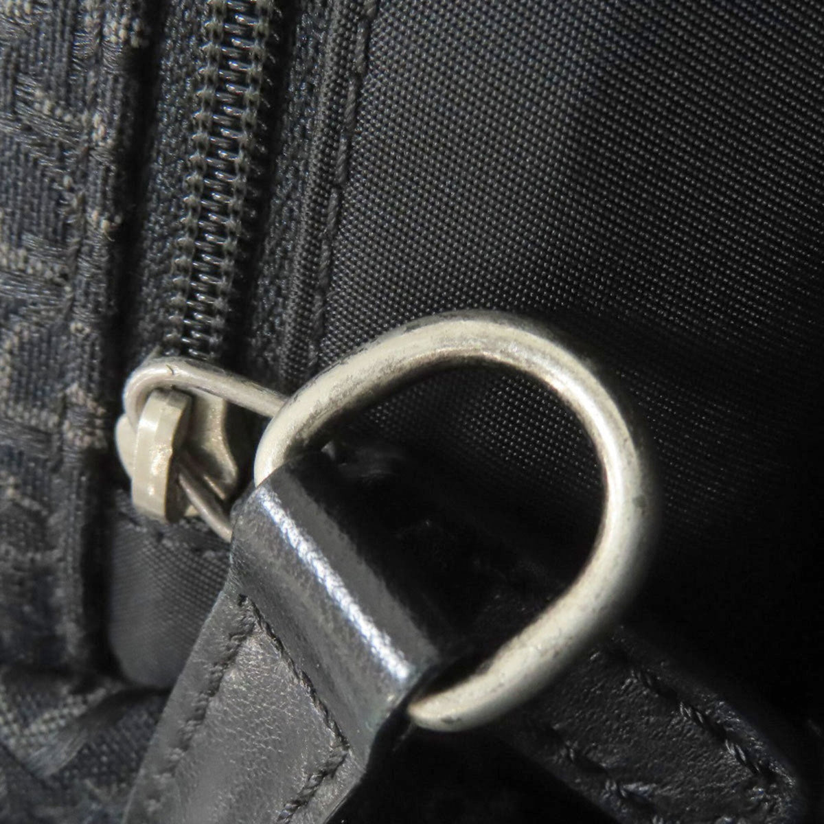 Christian Dior Black Canvas Tote Bag (Pre-Owned)