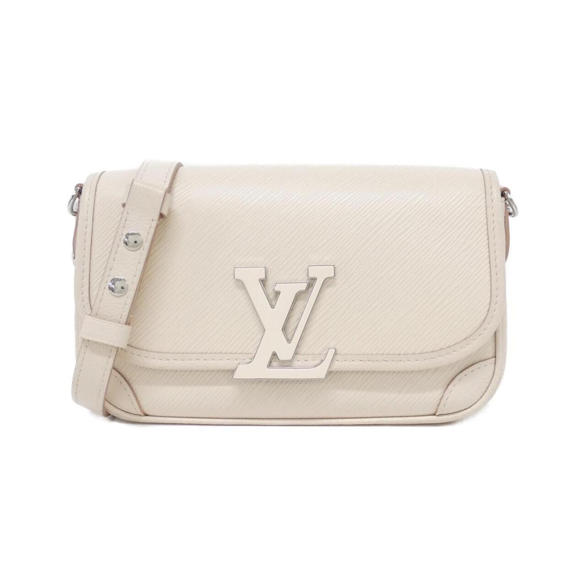 Louis Vuitton Beige Leather Shoulder Bag (Pre-Owned)