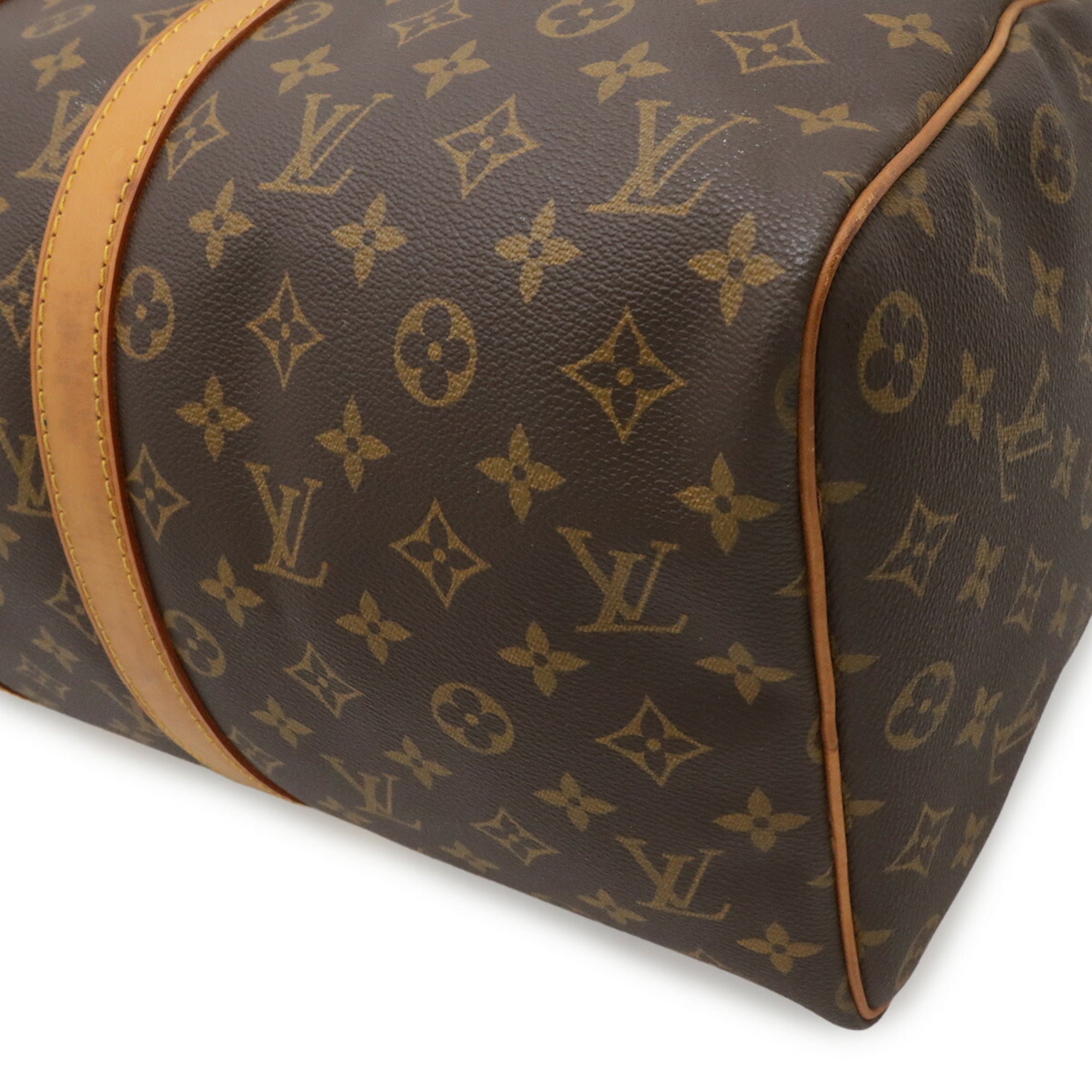 Louis Vuitton Brown Monogram Canvas Boston Bag Handbag (Pre-Owned)