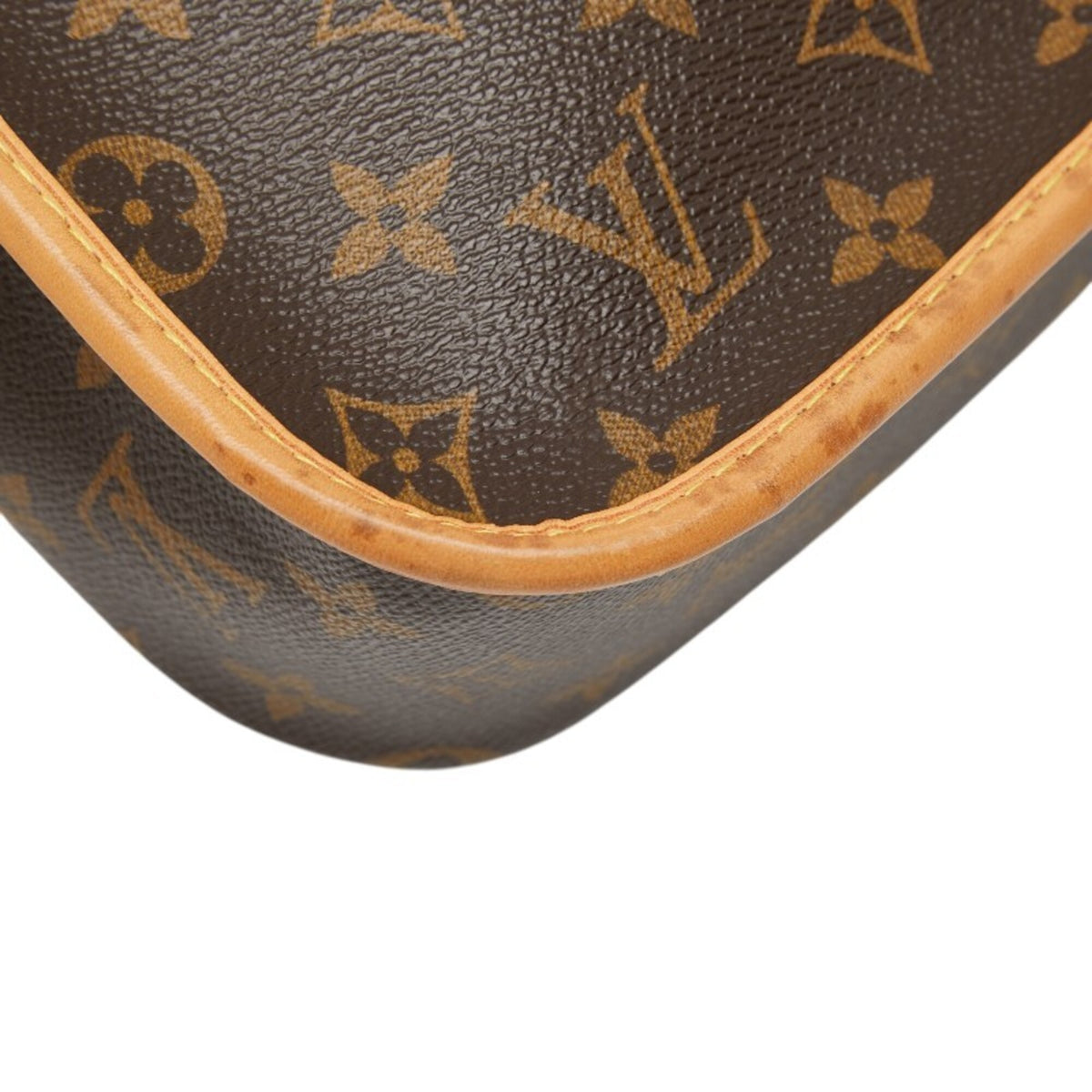 Louis Vuitton Brown Pvc Leather Shoulder Bag (Pre-Owned)