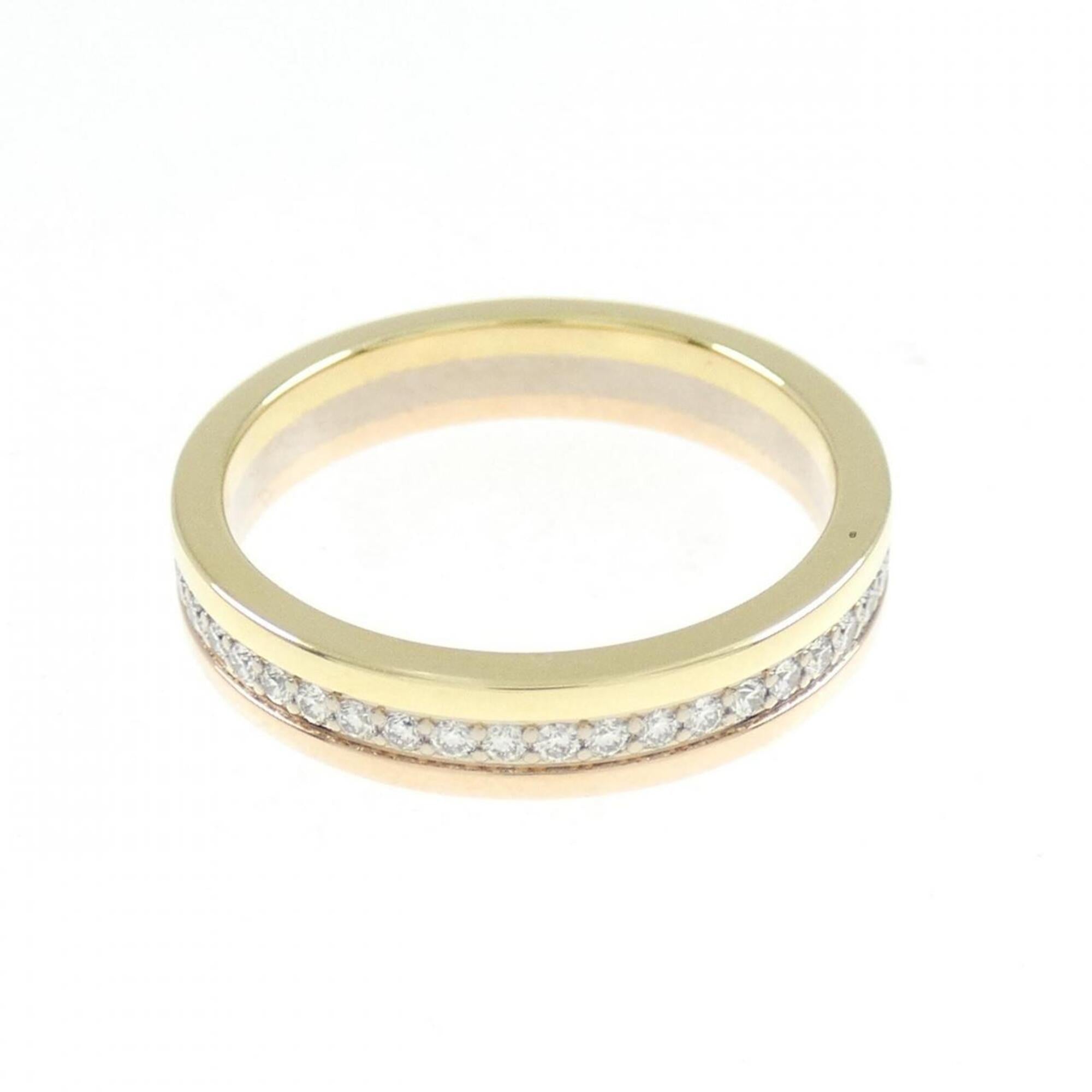 Cartier Pink Gold White Gold Yellow Gold Yellow Gold (18K) Pink Gold (18K) White Gold (18K) Band Ring (Pre-Owned)