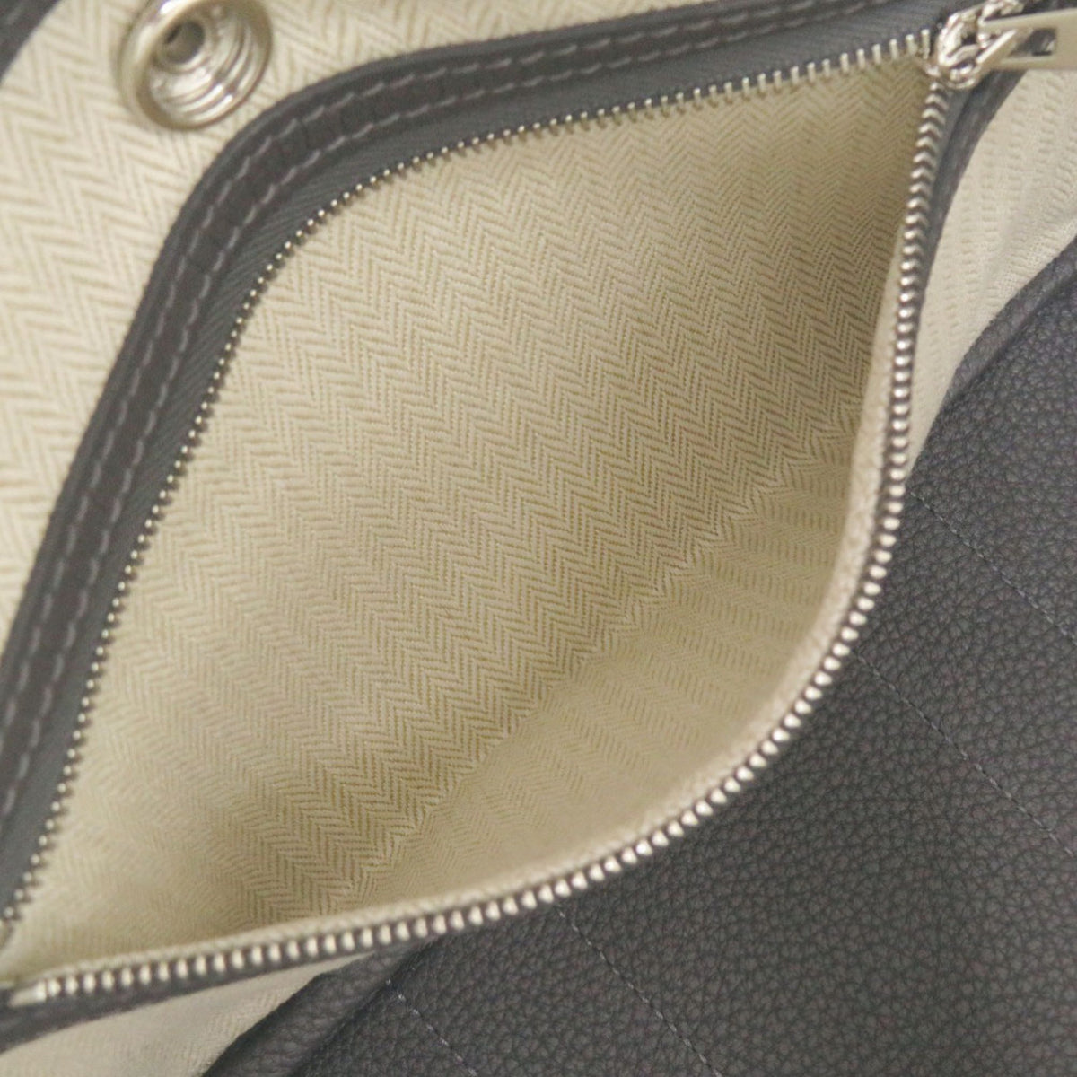 Hermes Ardoise Negonda Leather Handbag (Pre-Owned)