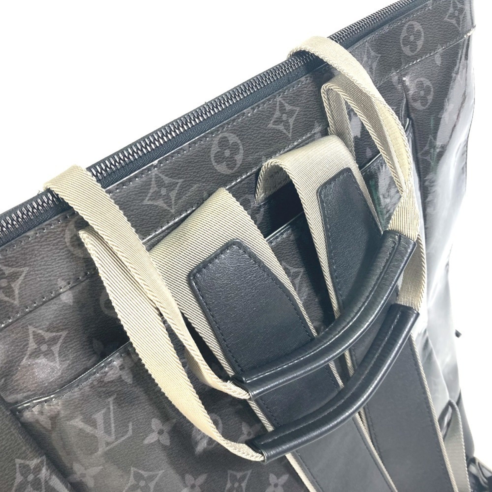 Louis Vuitton Black Monogram Eclipse Monogram Eclipse Backpack Handbag Tote Bag (Pre-Owned)