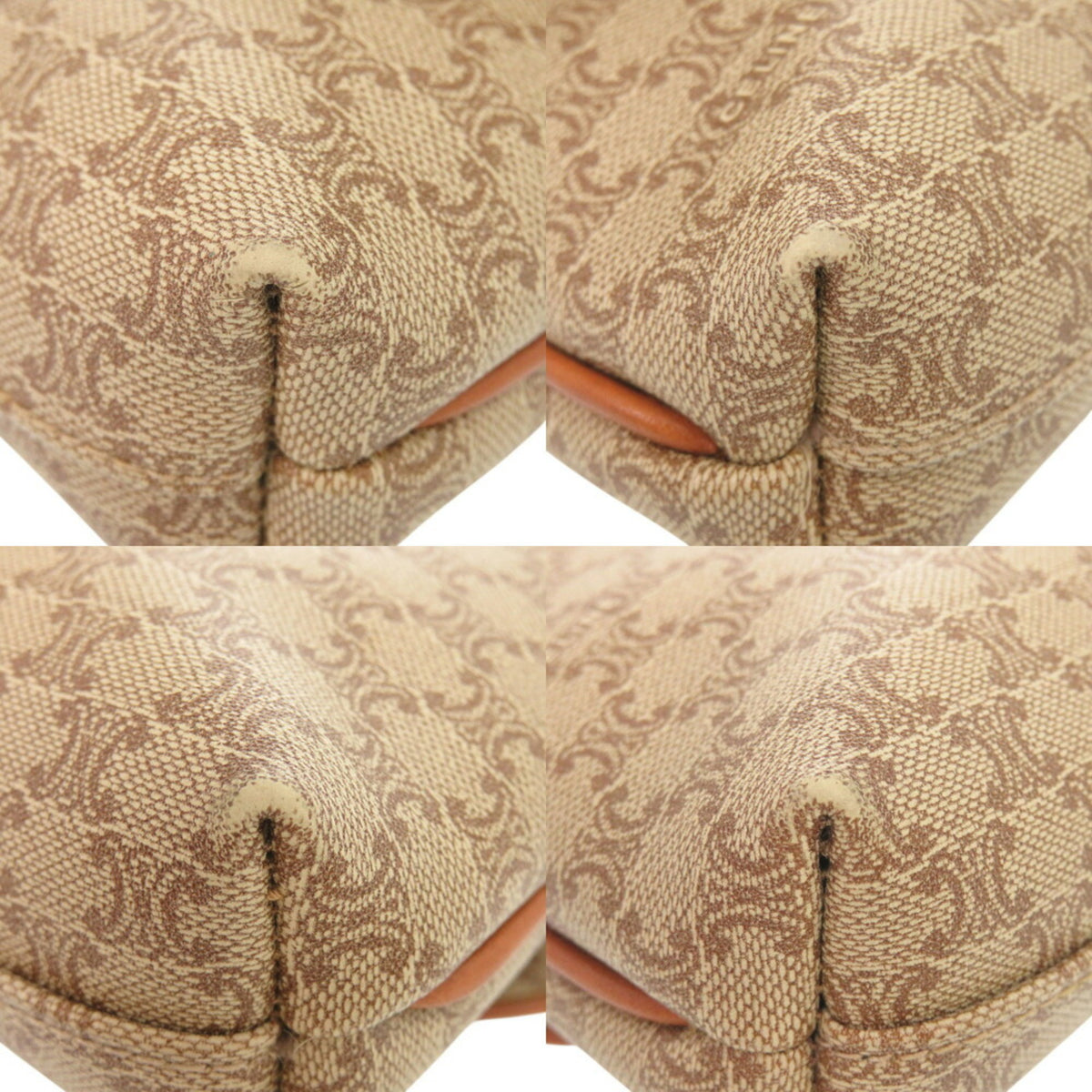 Celine Beige Pvc Leather Shoulder Bag (Pre-Owned)