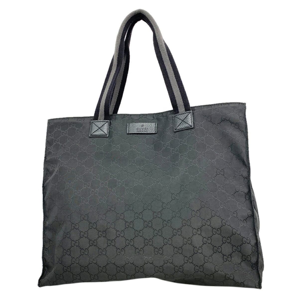 Gucci Black Nylon Tote Bag (Pre-Owned)