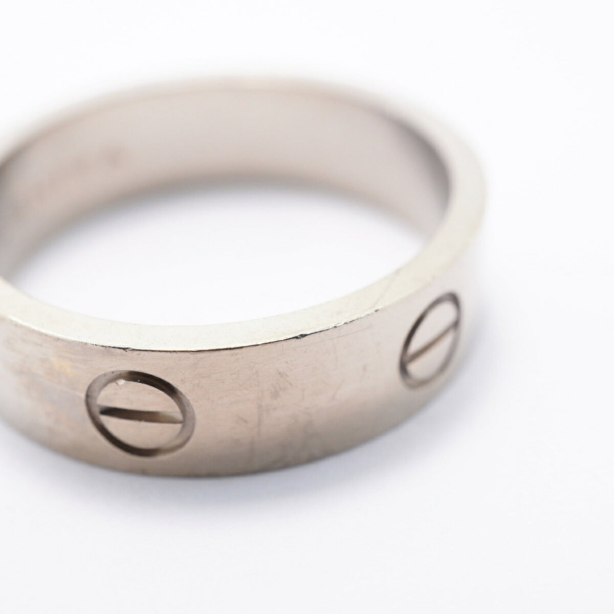 Cartier White Gold (18K) Band Ring (Pre-Owned)