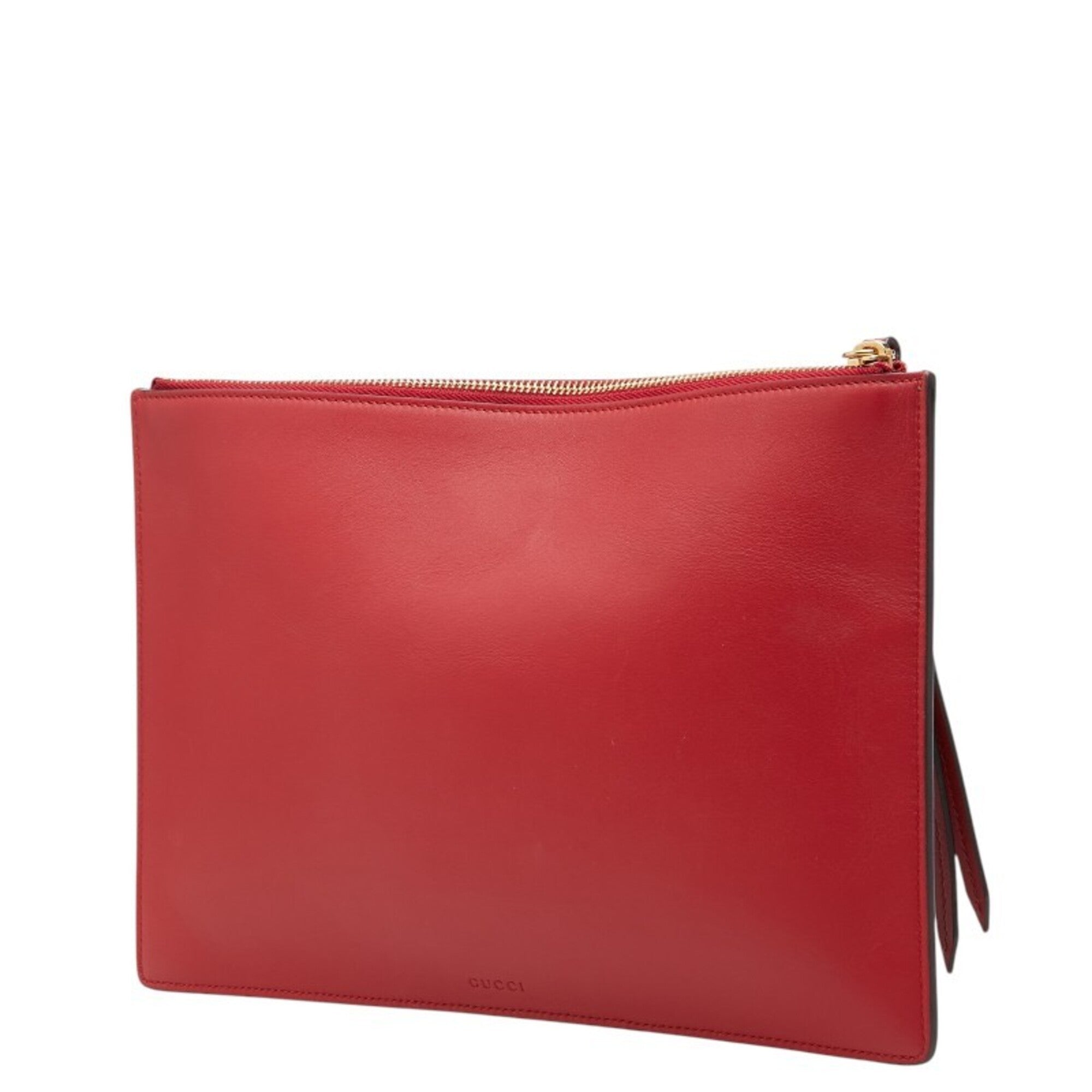 Gucci Beige Multi-Color Pvc Leather Suede Clutch Bag (Pre-Owned)