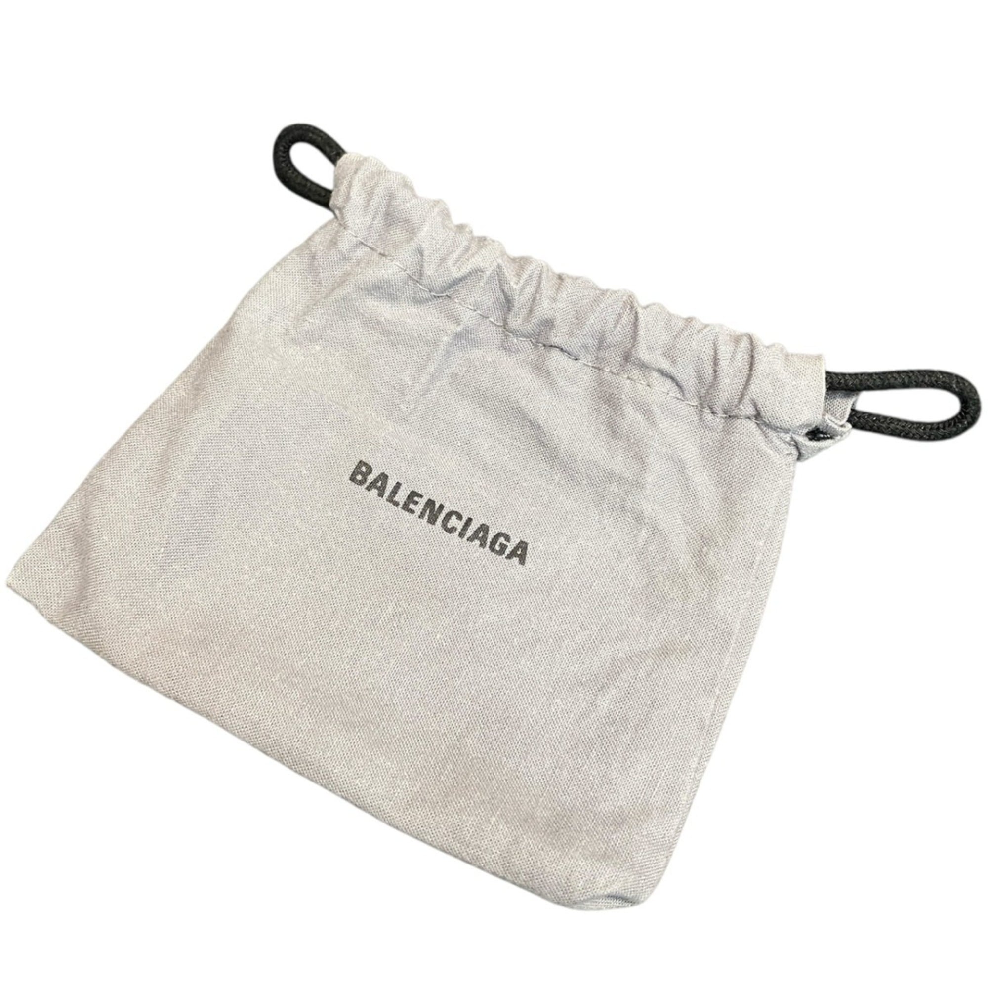 Balenciaga Gray Leather Wallet (Tri-Fold) (Pre-Owned)