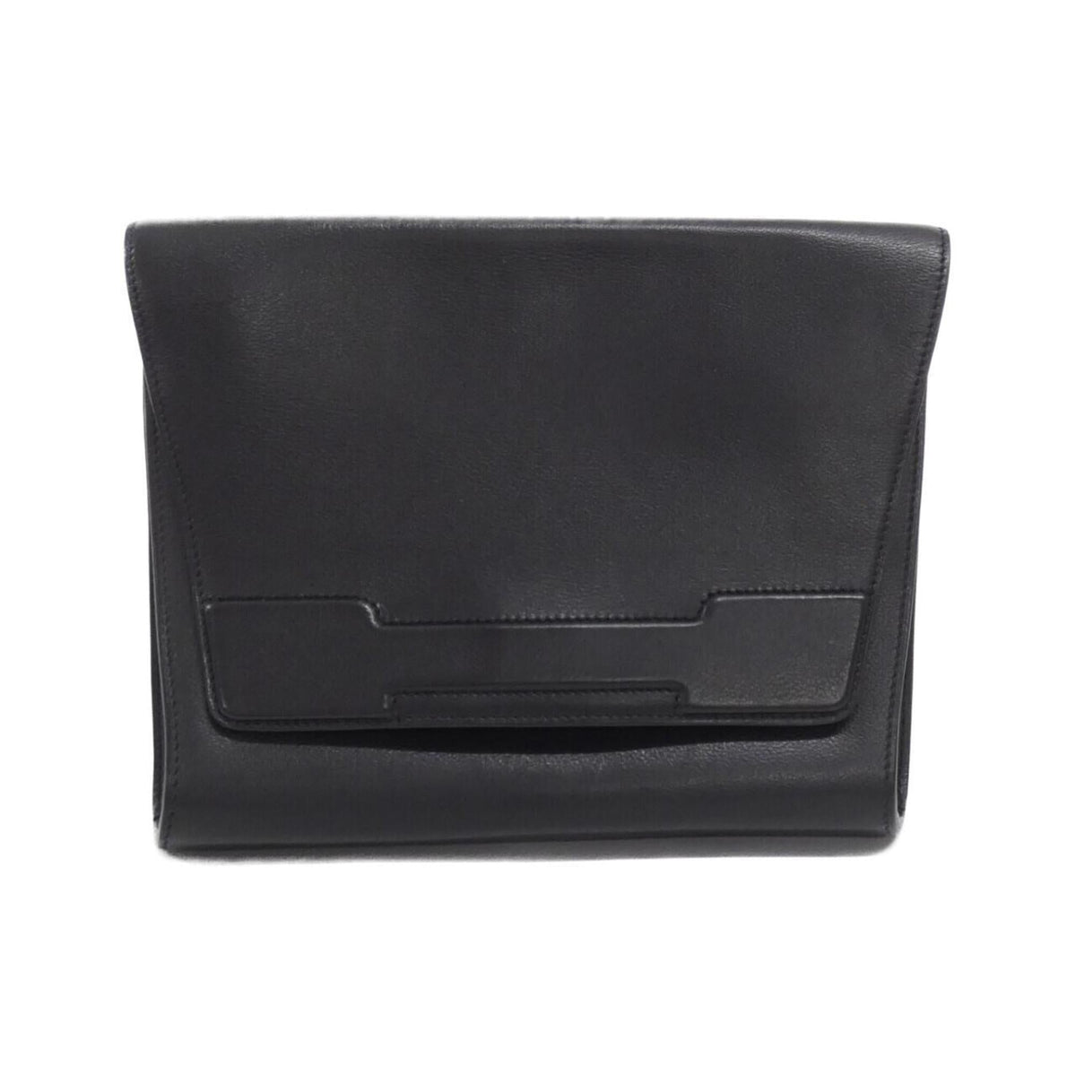 Hermes Black Evergrain Leather Handbag (Pre-Owned)