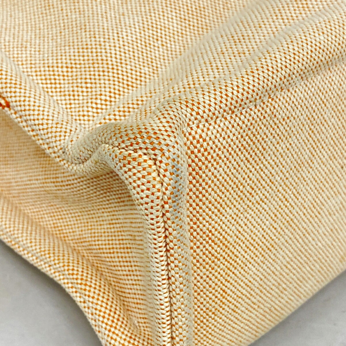 Hermes Orange Canvas Tote Bag (Pre-Owned)