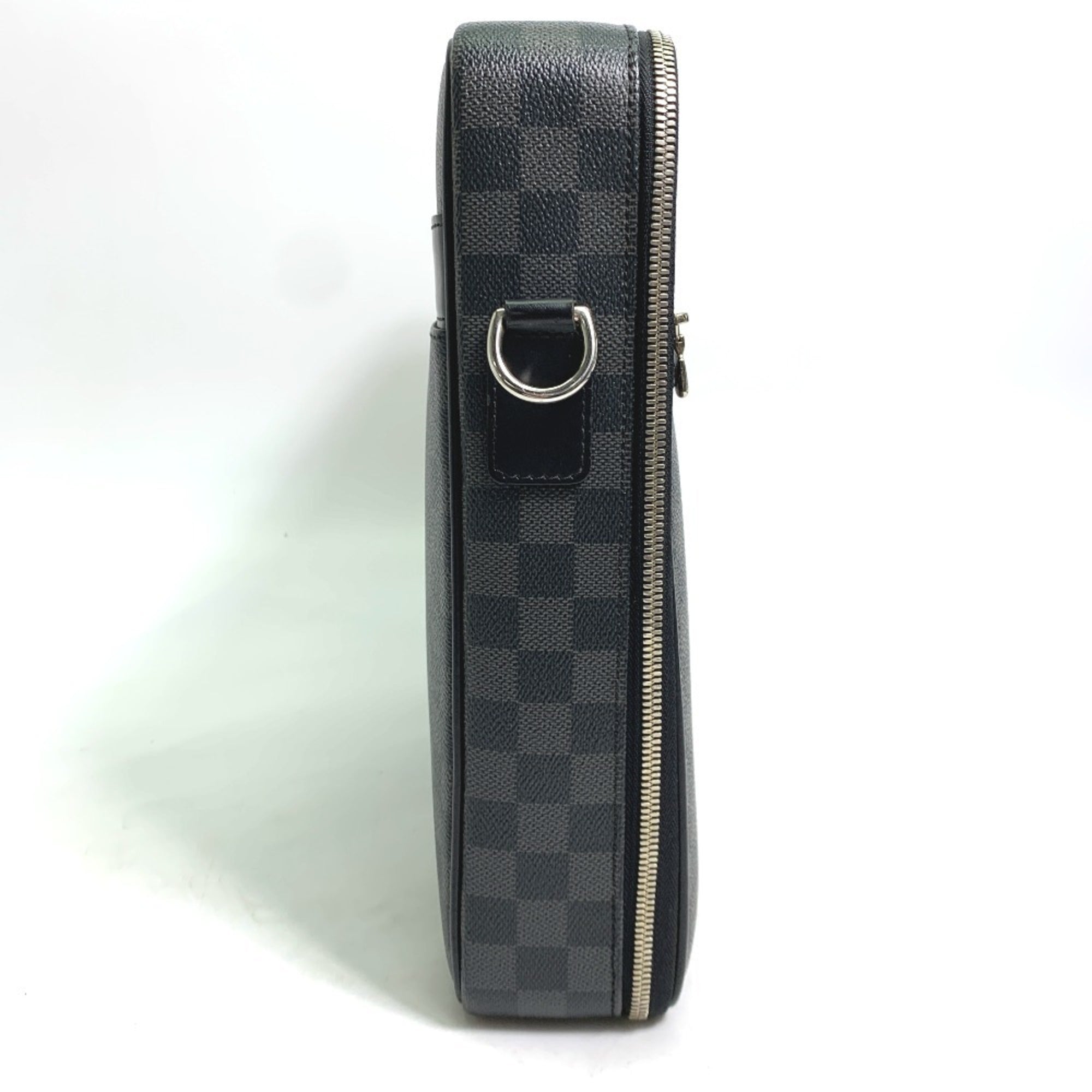 Louis Vuitton Damier Graphite Black Damier Graphite Shoulder Bag (Pre-Owned)